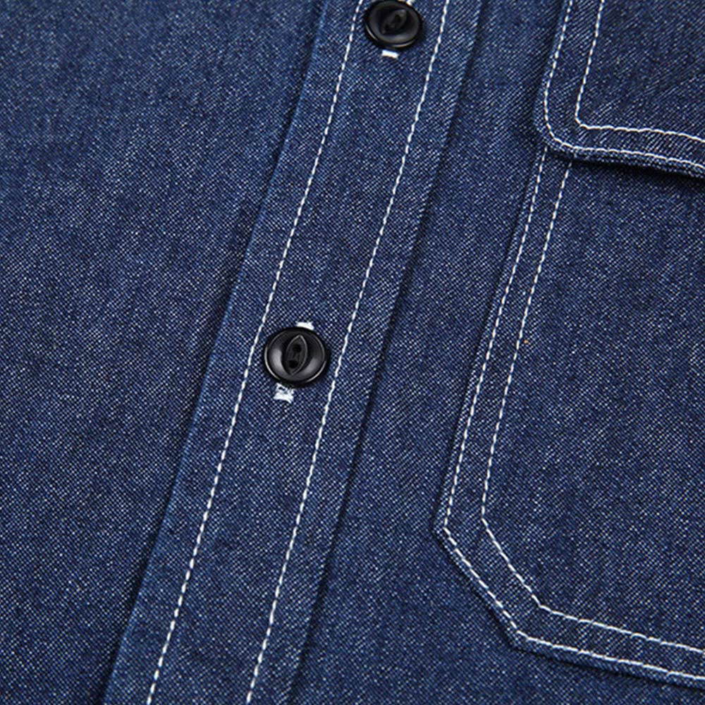 マルチポケット　ウエスタンストライプデニムシャツ