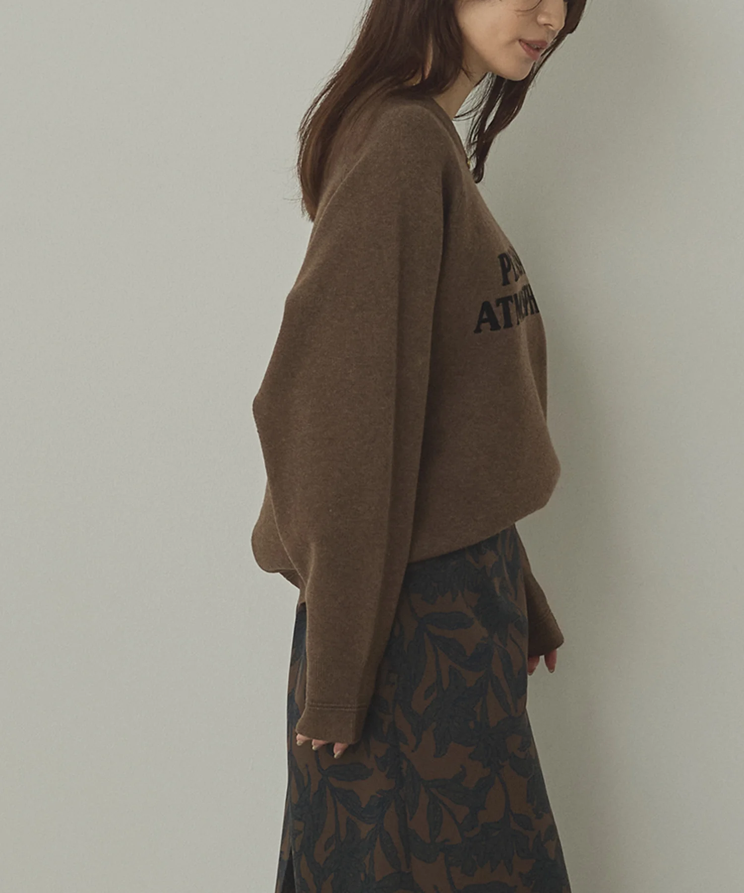 【WEB限定/別注】【新色追加】スウェットライクロゴニット