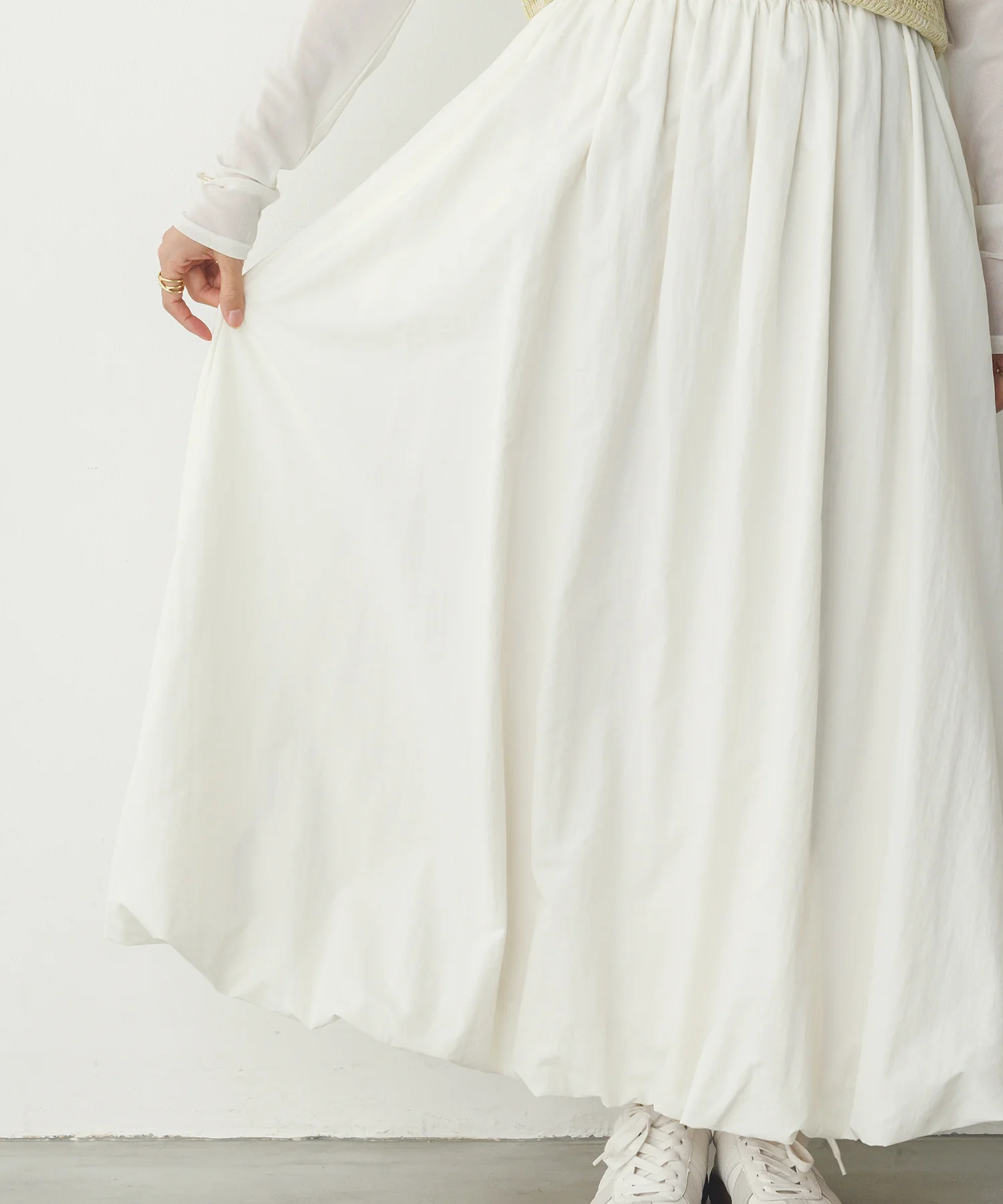 ナイロン バルーンスカート