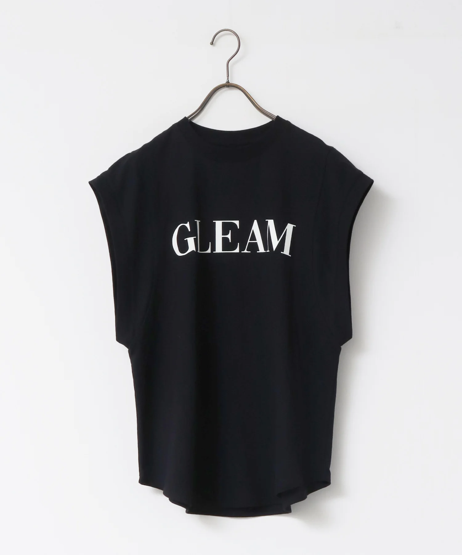 ノースリーブ プリントTシャツ