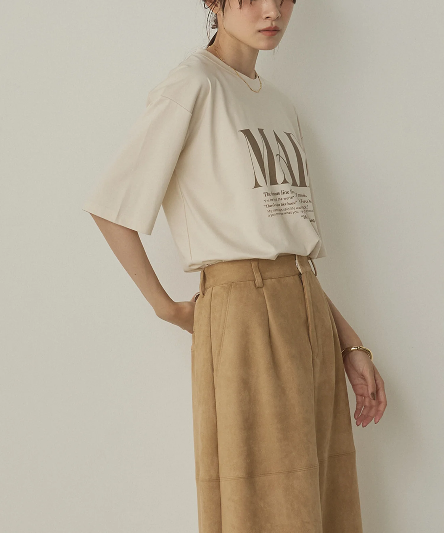 ロゴプリント 半袖T