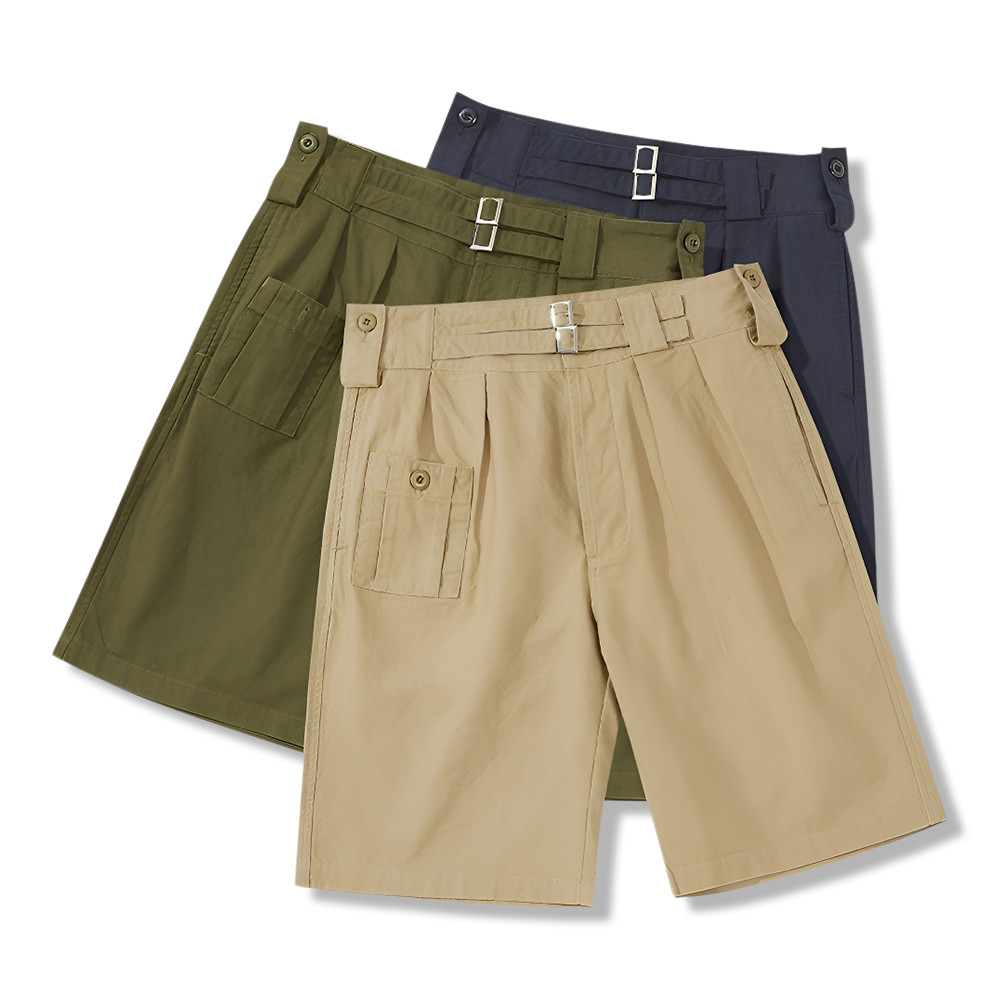 グルカ風バミューダショートパンツ