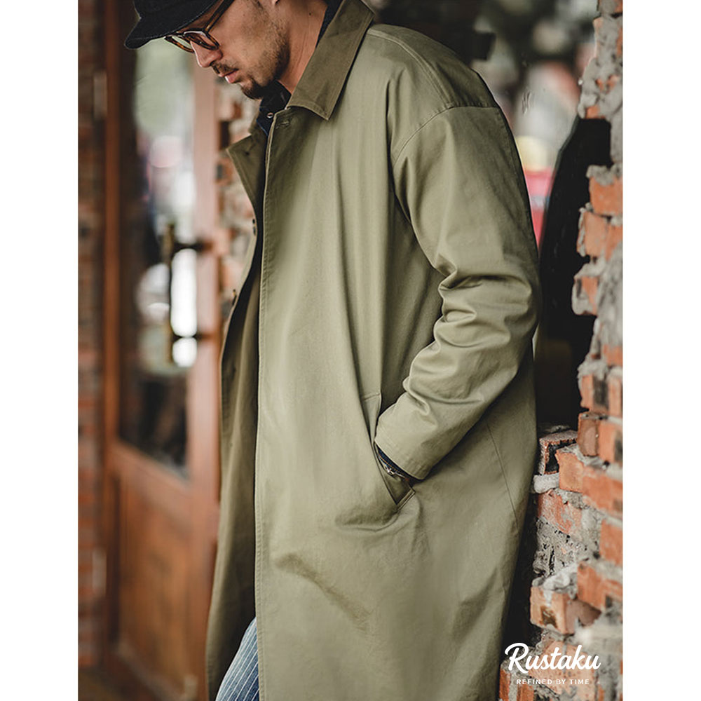 配色バルマカーンコート