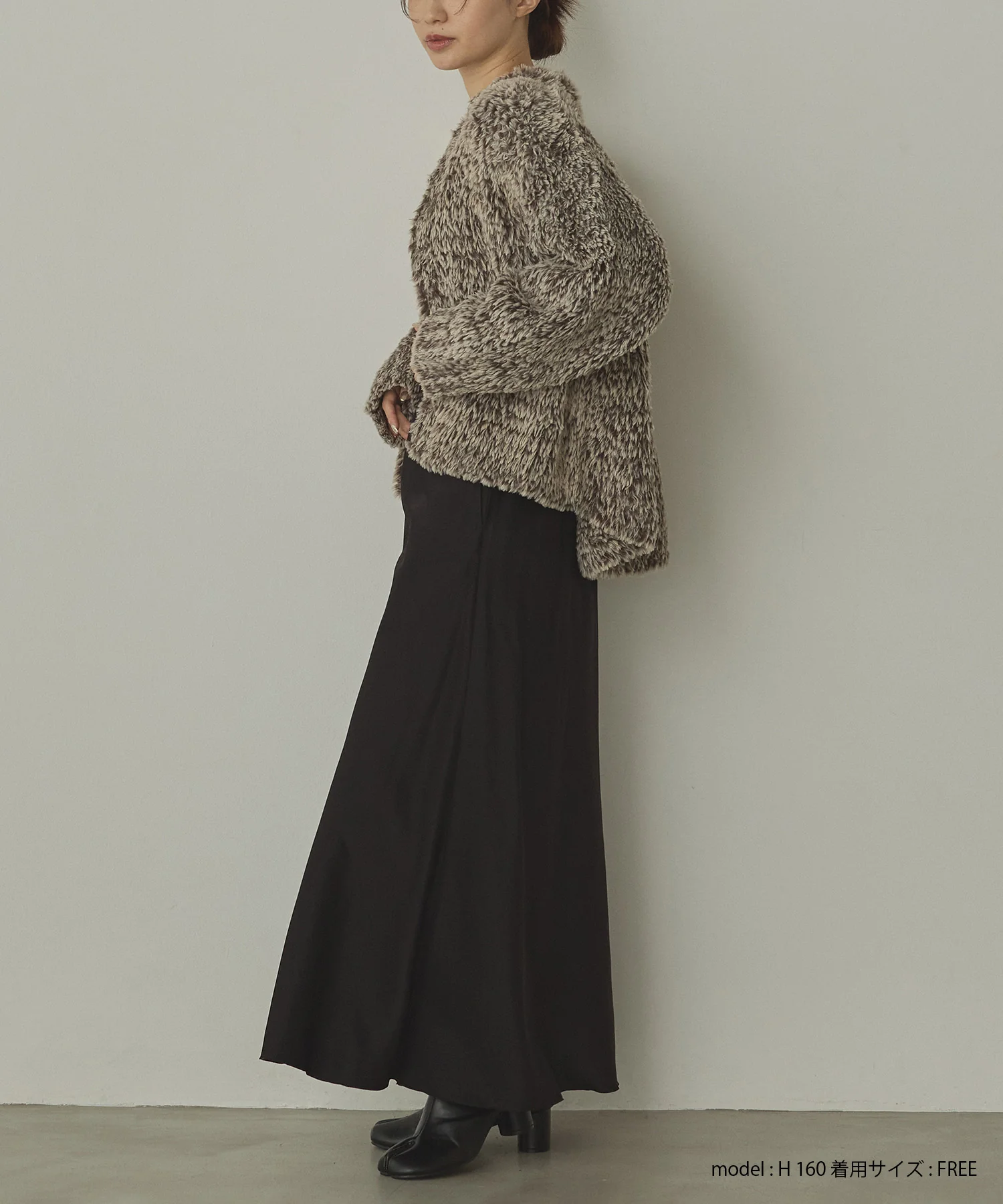 ビンテージサテン ナロースカート