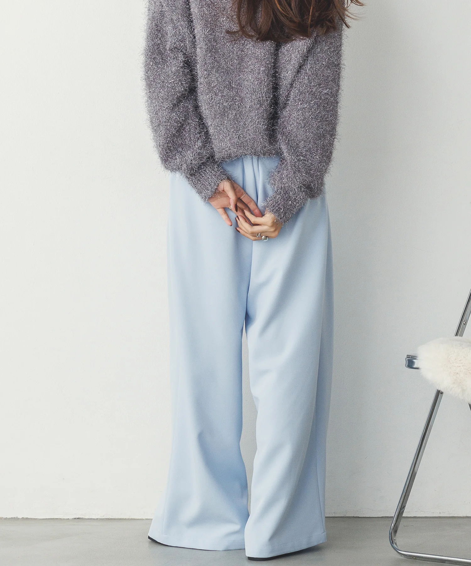 ストレッチワイドパンツ