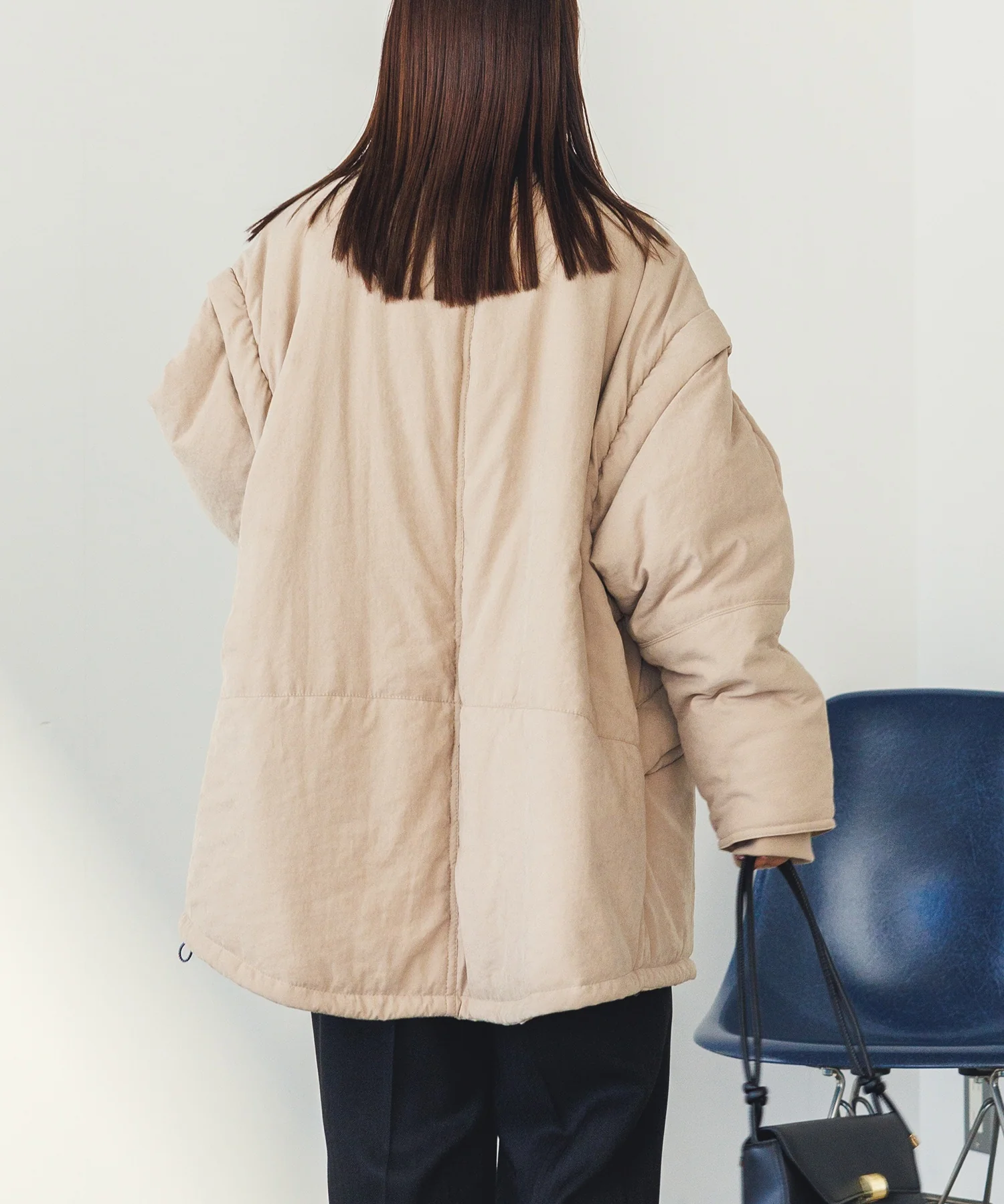 袖取り外しモッズコート