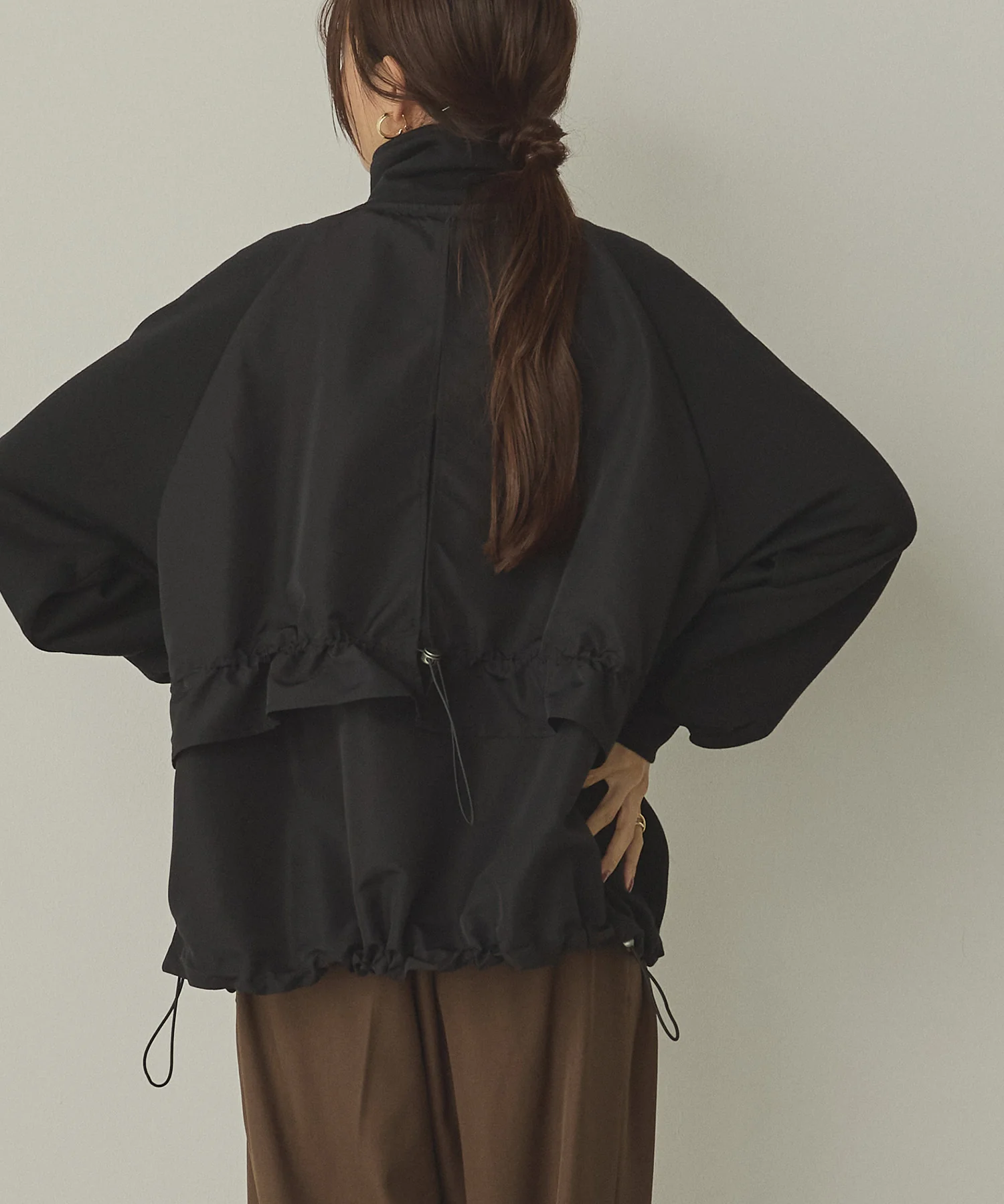 裏起毛 Wジップブルゾン