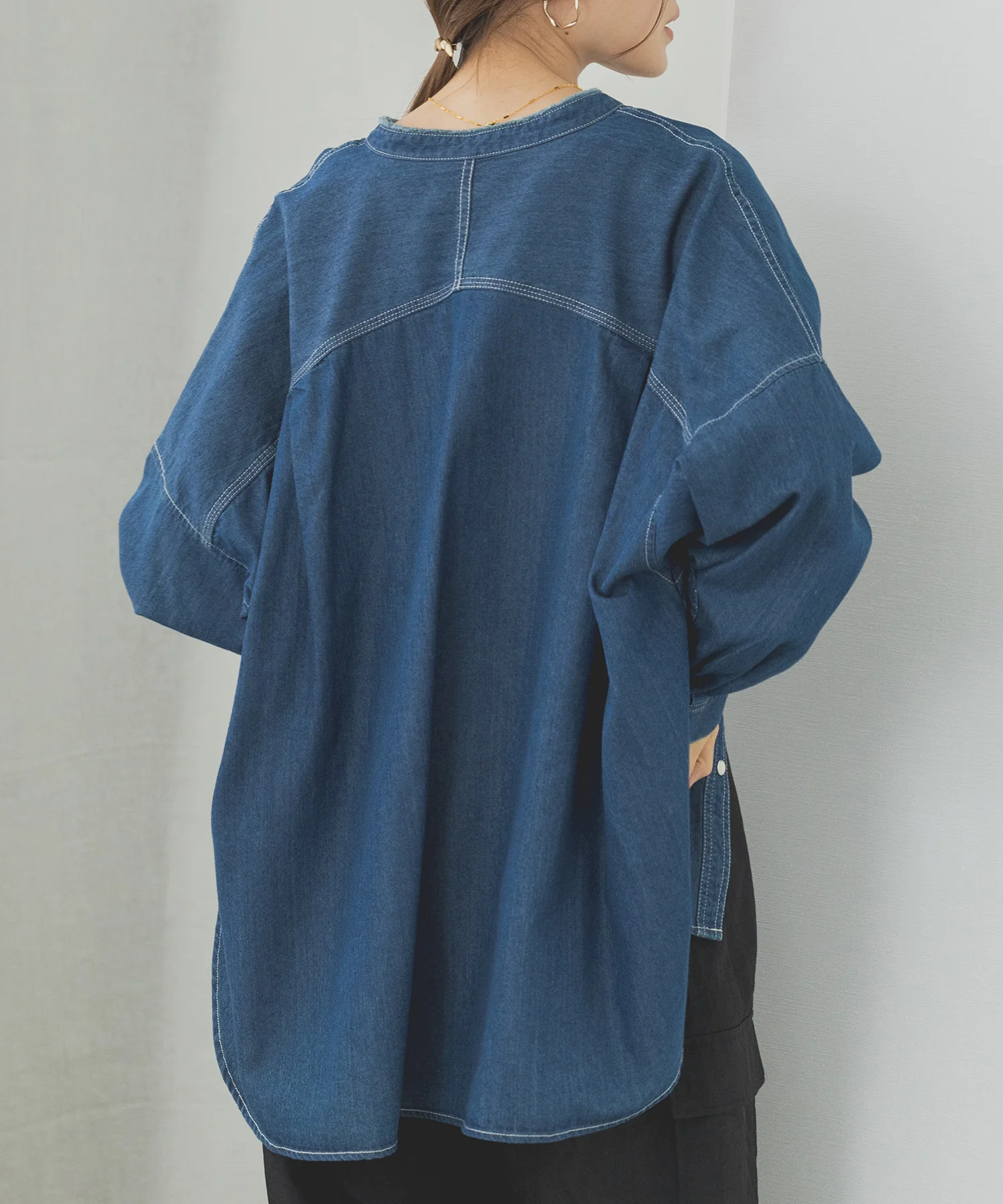 【新色追加】デニムオーバーシャツ