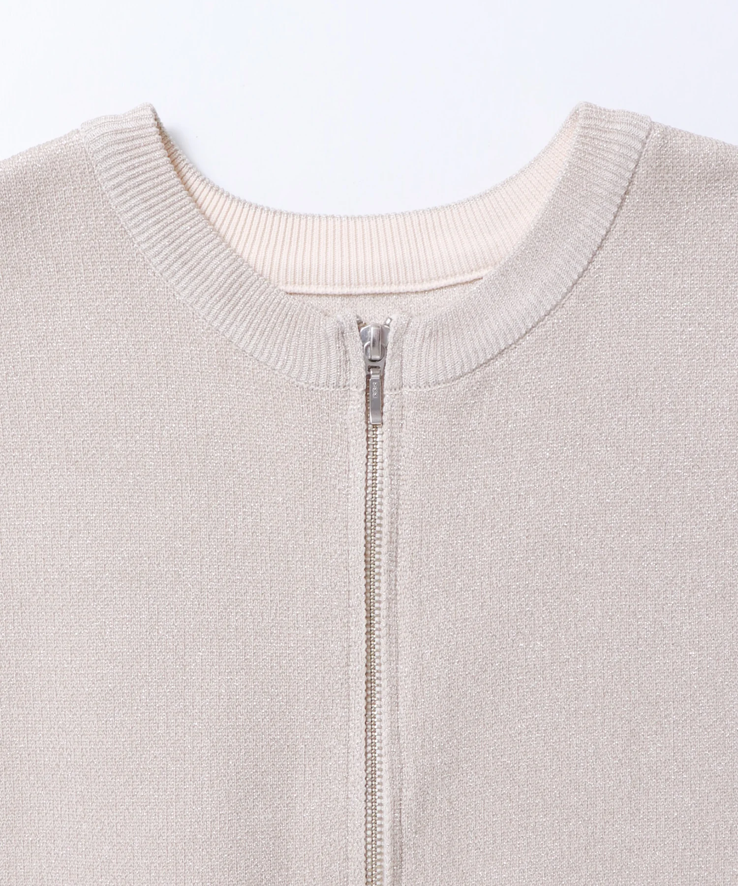 【WEB限定/別注】ジップショートカーディガン