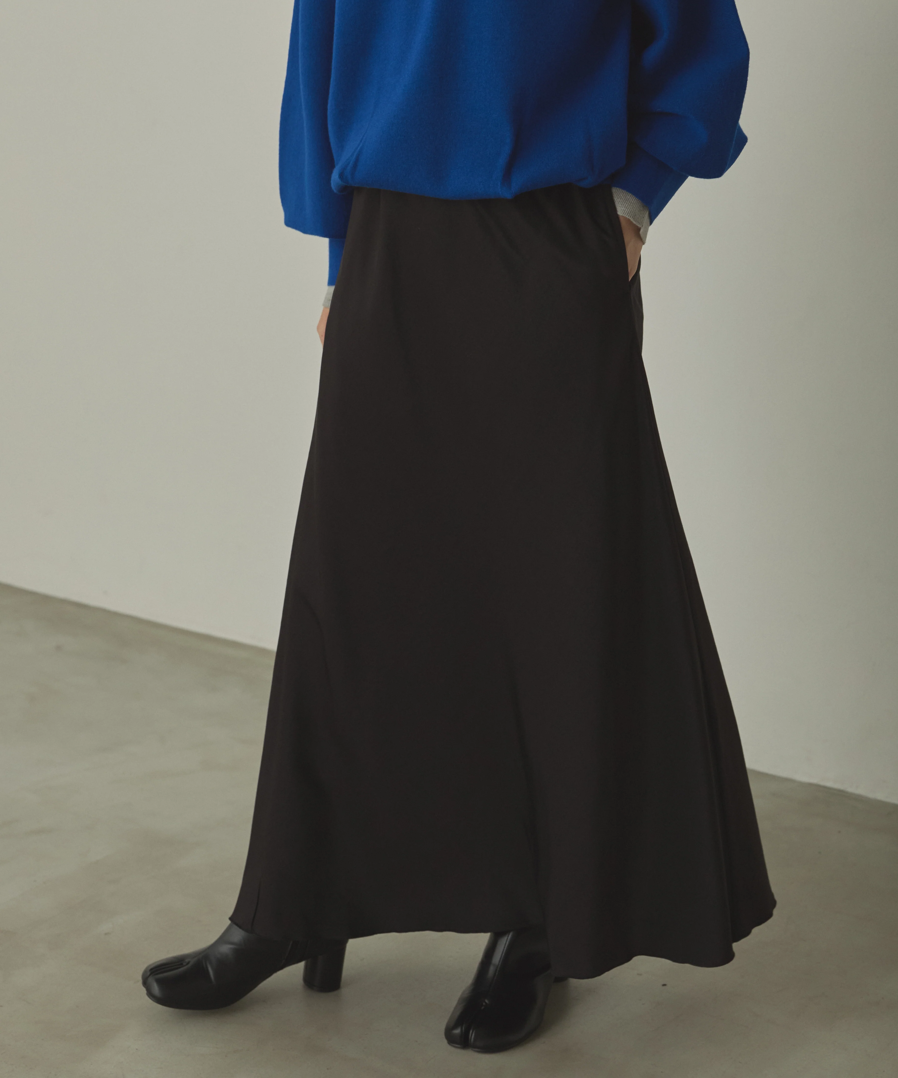 ビンテージサテン ナロースカート