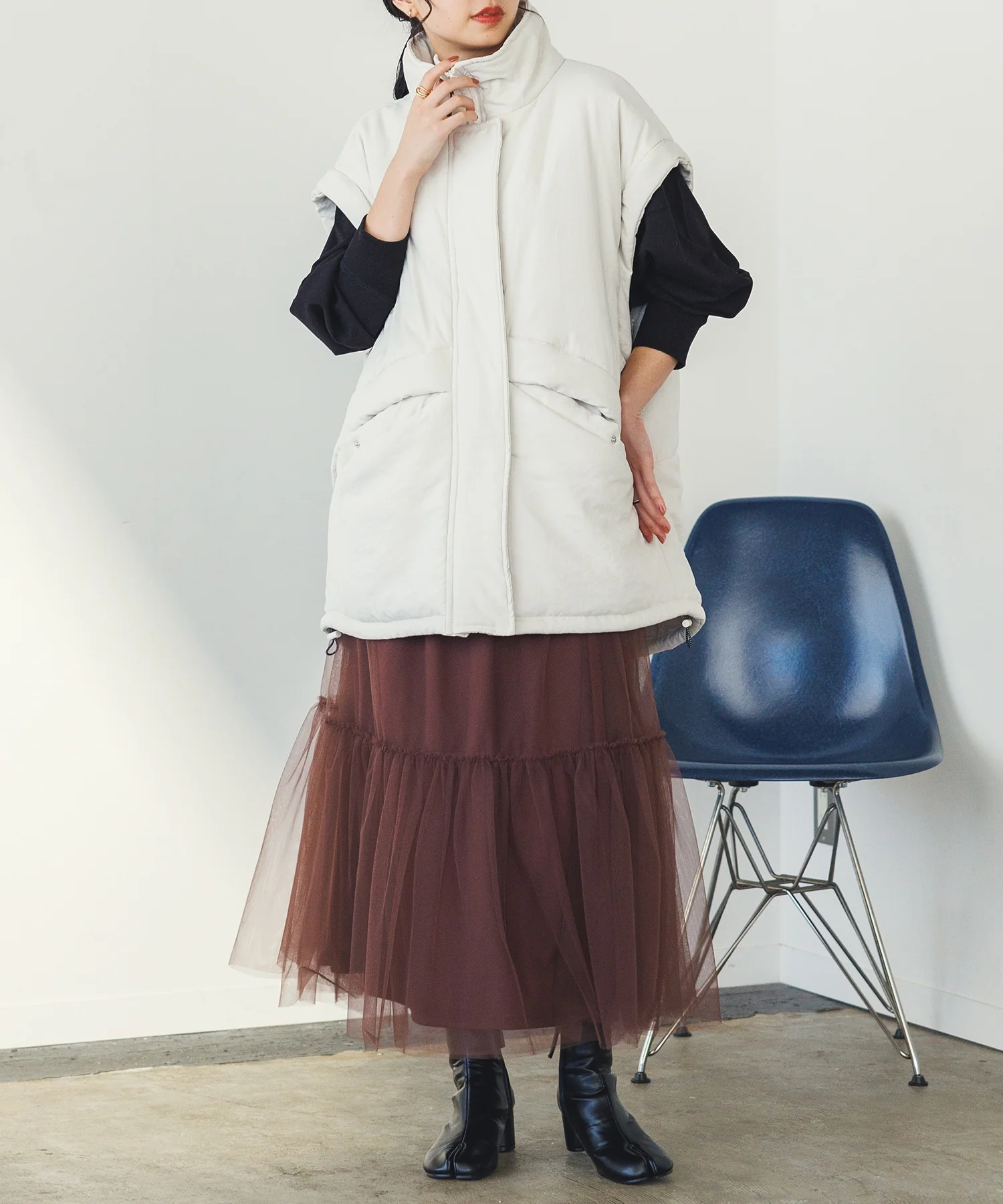 袖取り外しモッズコート