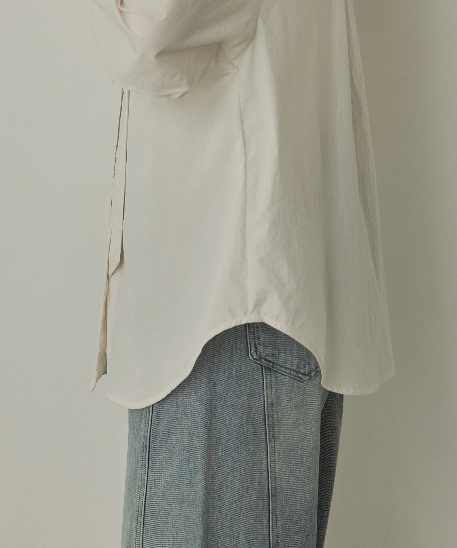 2WAY ボウタイブラウス