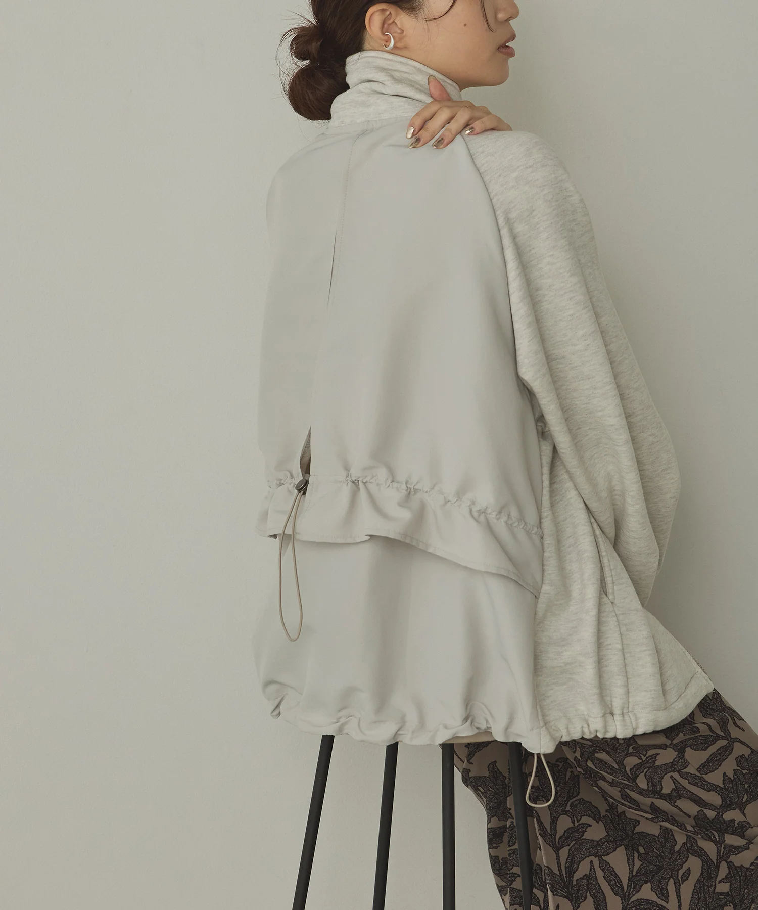 裏起毛 Wジップブルゾン