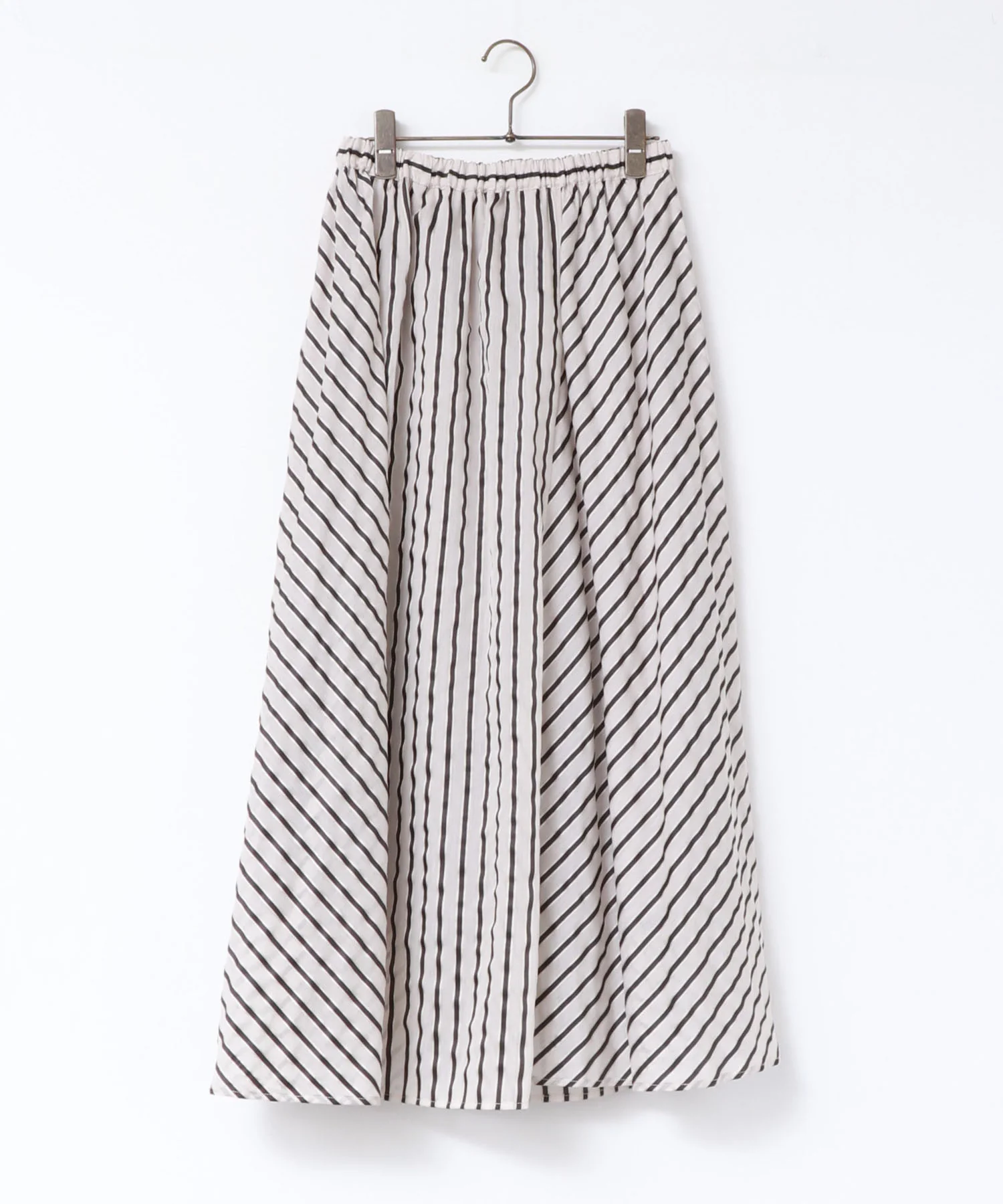 ストライプ切替スカート