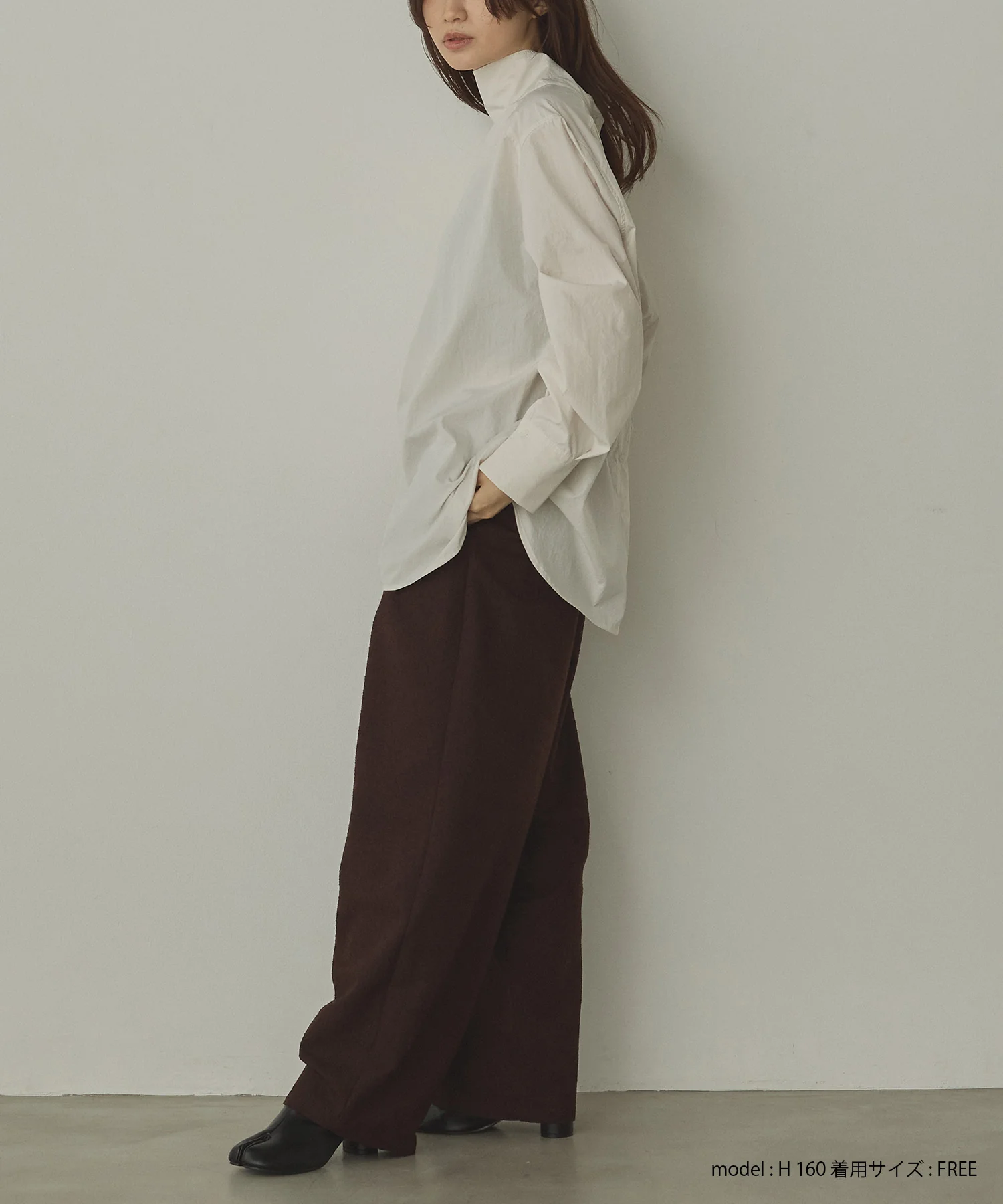 2WAY ハイネックシャツ