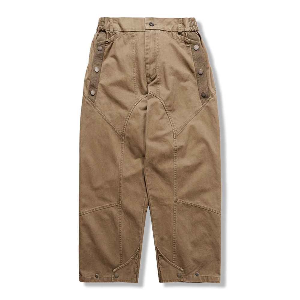 アメカジ　パッチワーク風カーゴパンツ