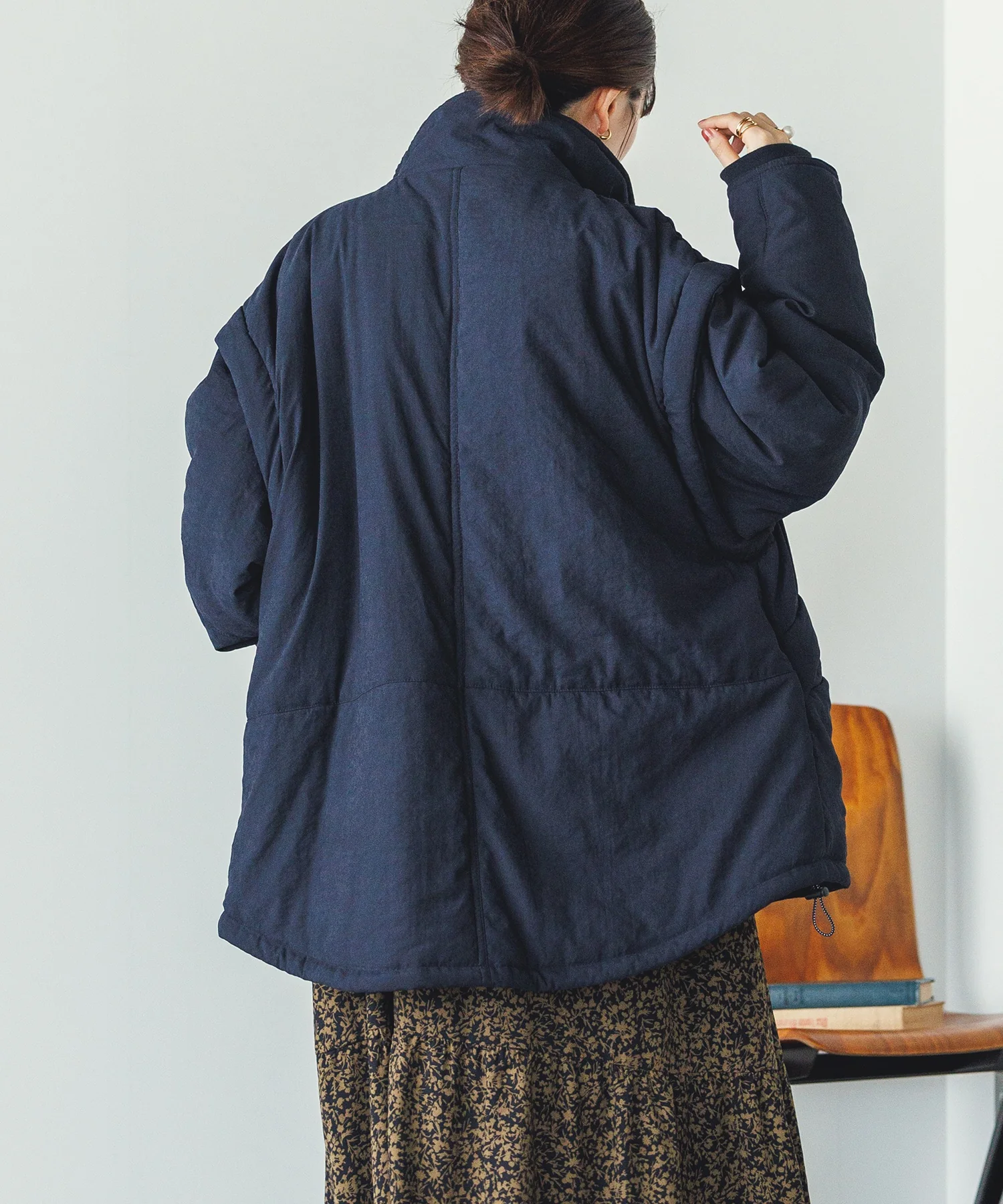 袖取り外しモッズコート