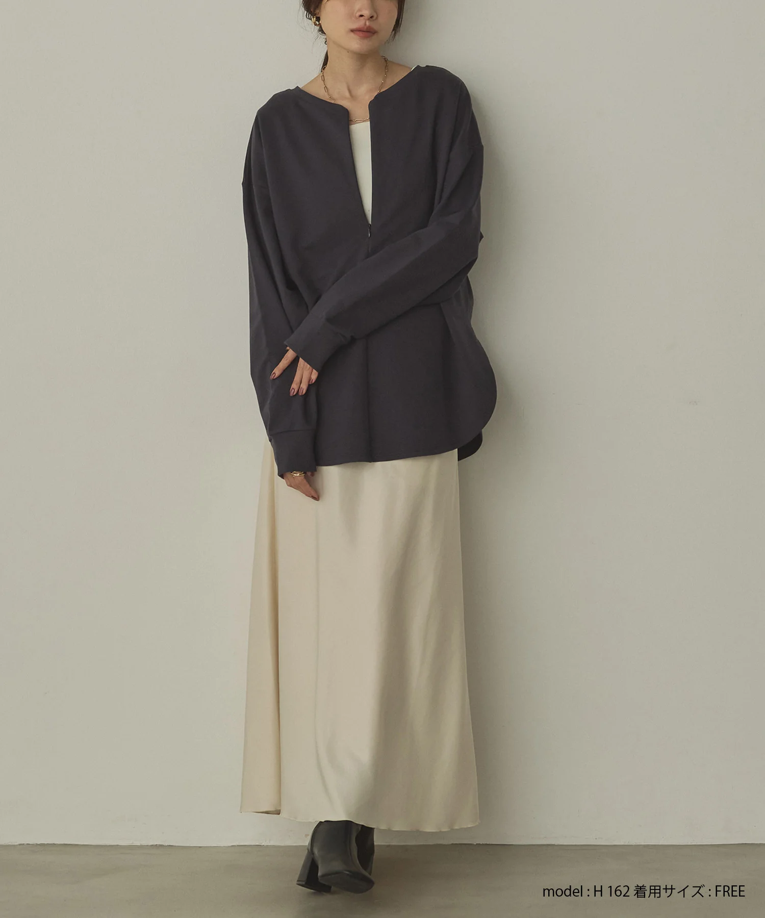 【WEB限定/別注】2WAY ハーフジップスウェット