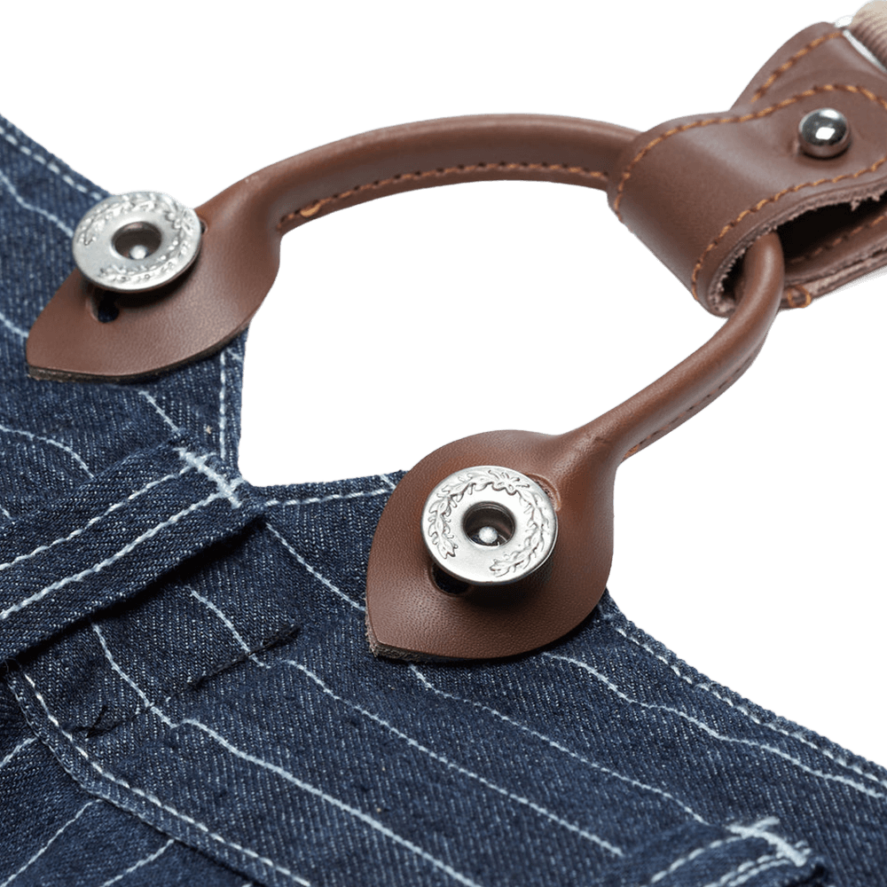 ストライプ柄サロペット　アメカジ