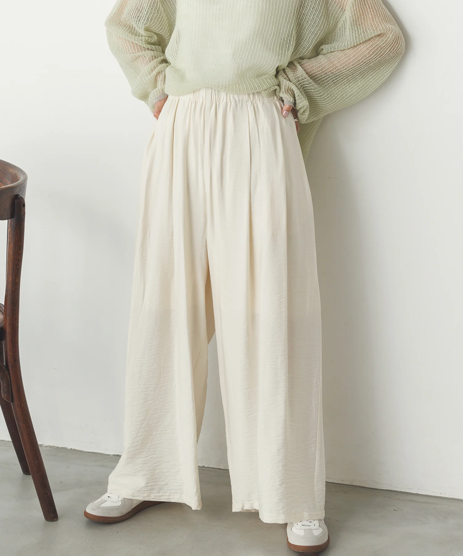 ヴィンテージクロス ワイドパンツ