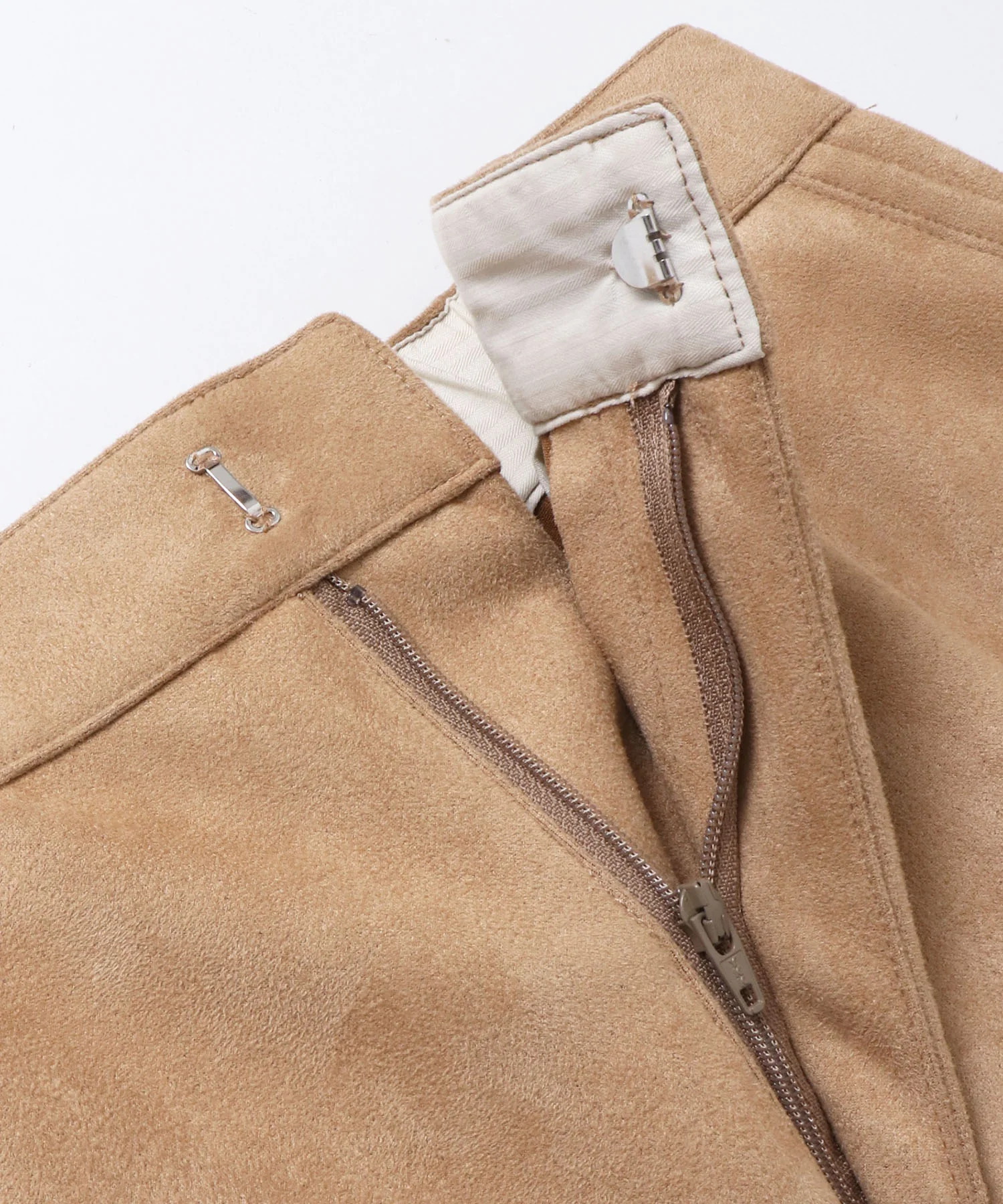 フェイクスウェード ロングスカート