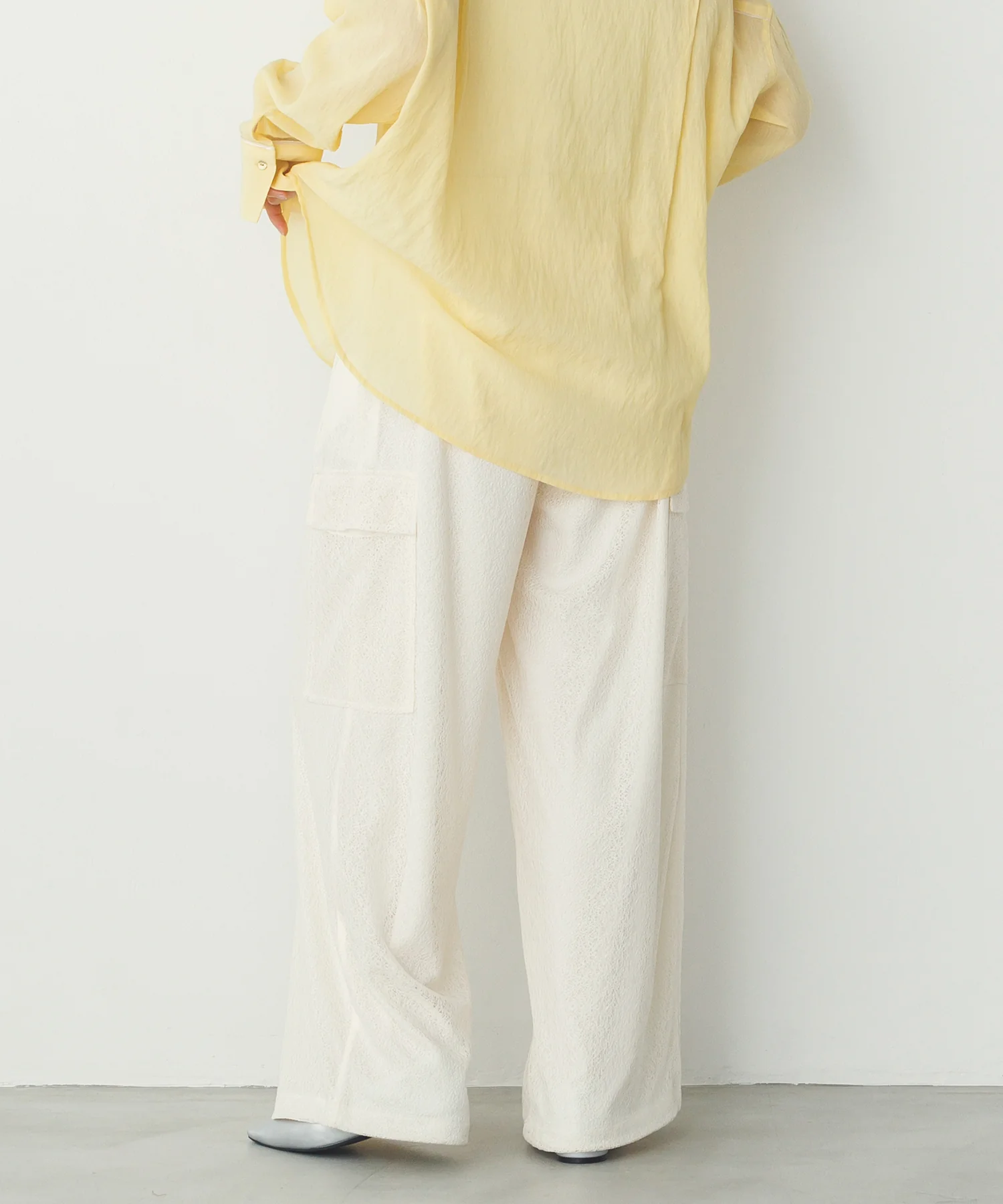 メッシュレース カーゴパンツ