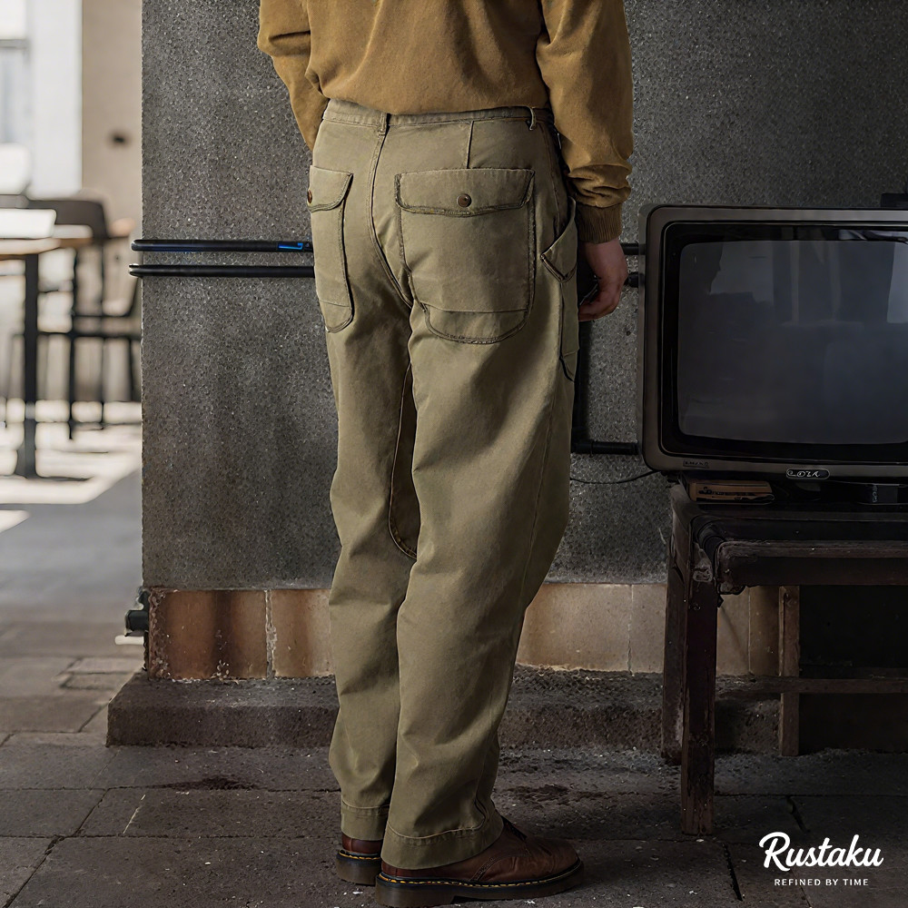 耐摩耗　ヘビーコットン 改良されたファイヤーマンパンツ