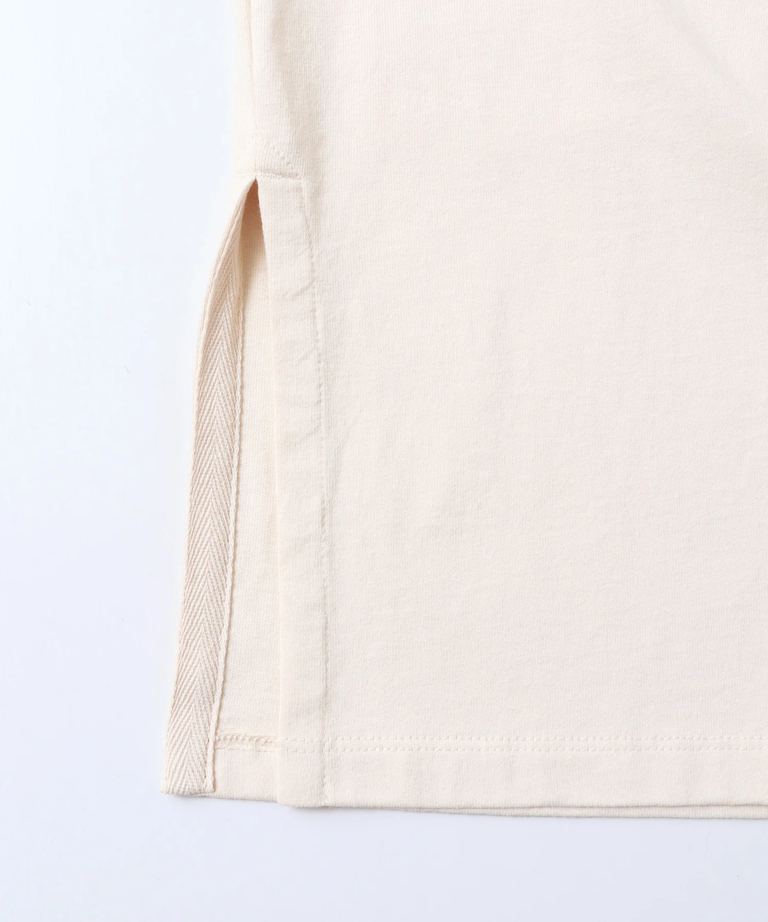 フロッキープリント ロゴロンTシャツ