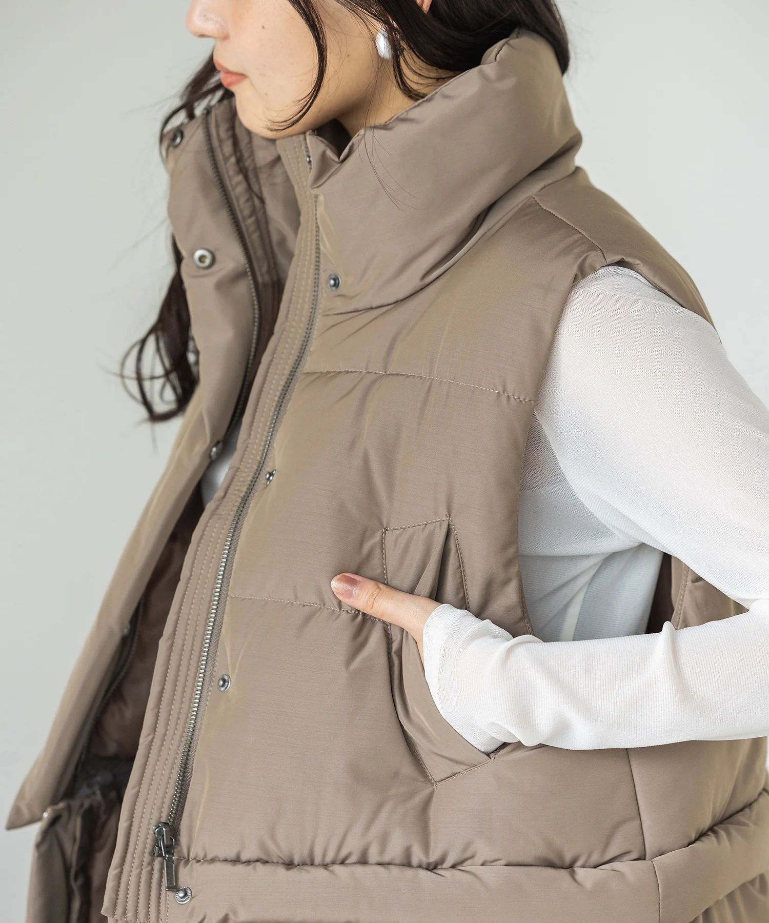 マルチウェイ中綿ベスト