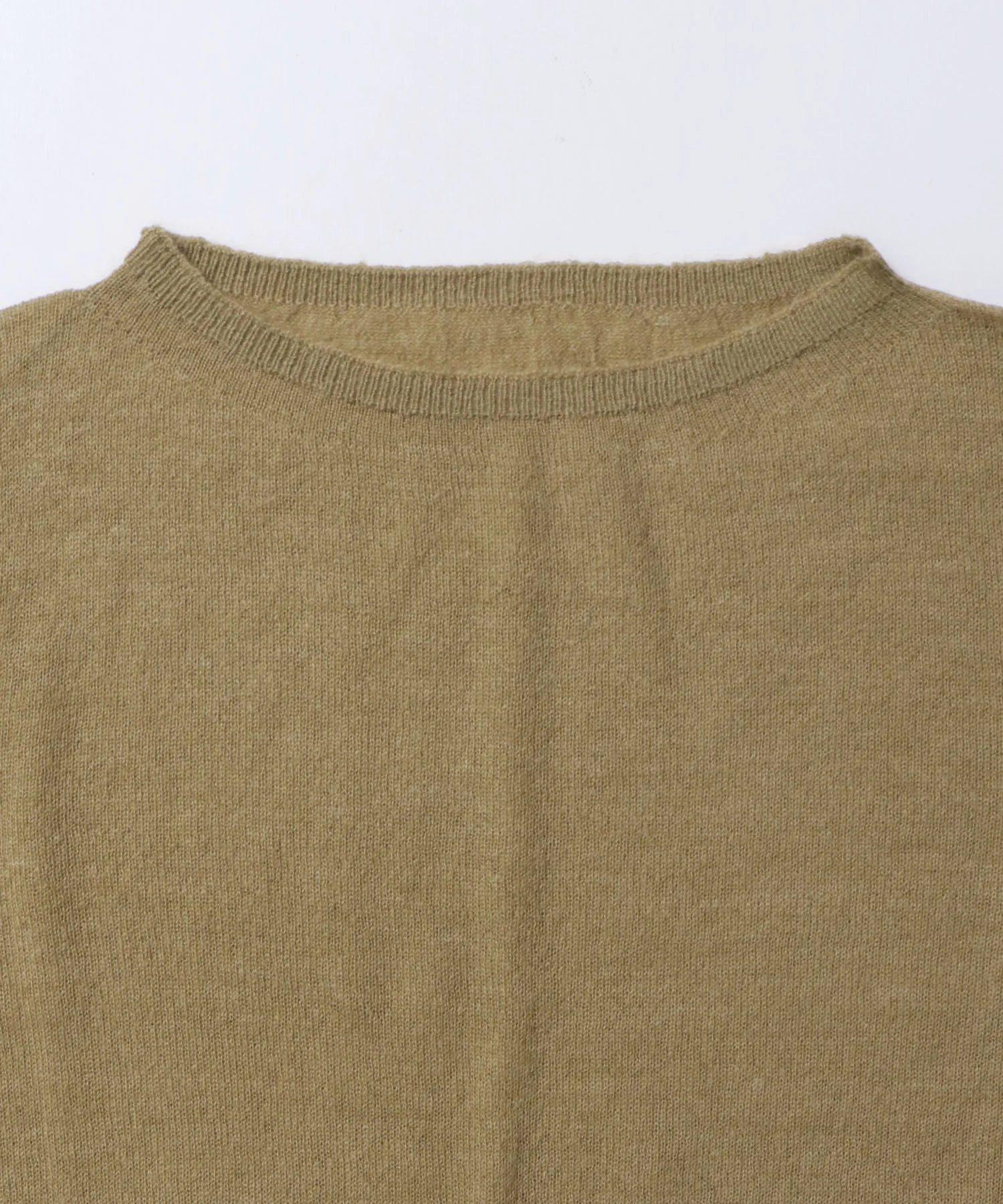 【WEB限定/別注】ラメライン入り ウールミックスシアーニット