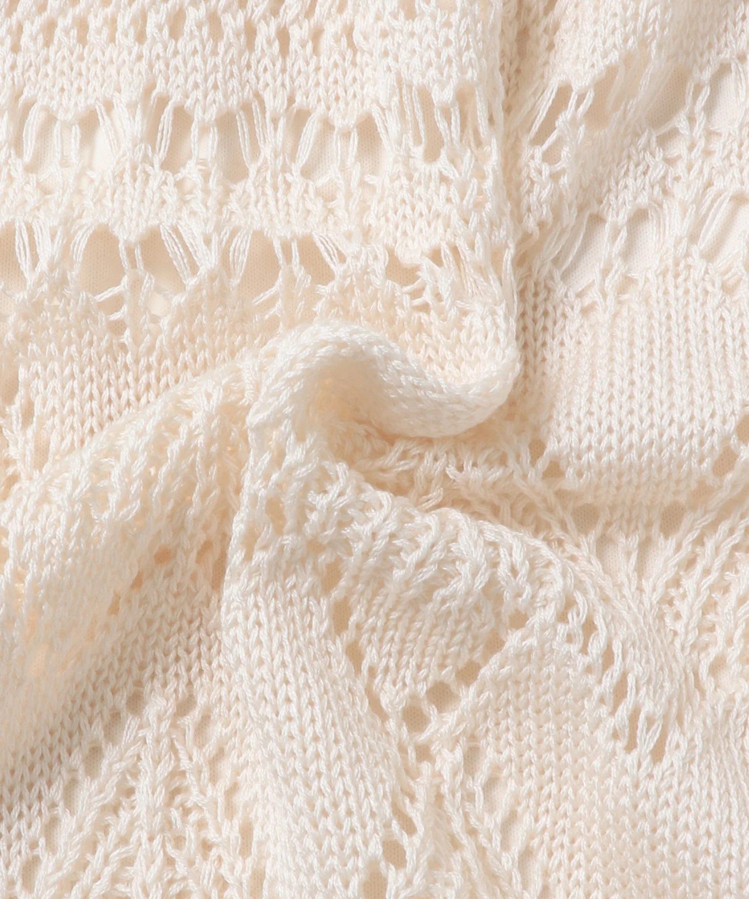 透かし編み ニットスカート