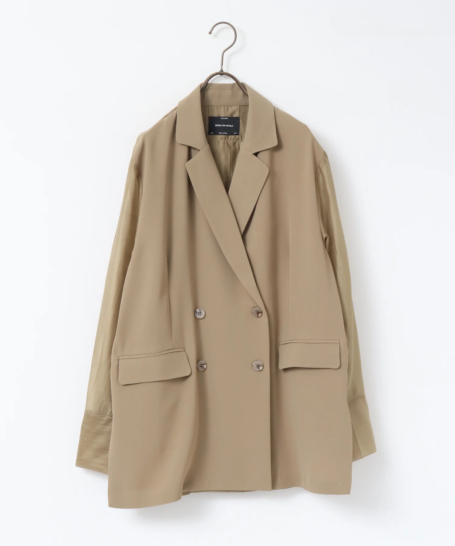 ポリツイル シアーテーラードジャケット