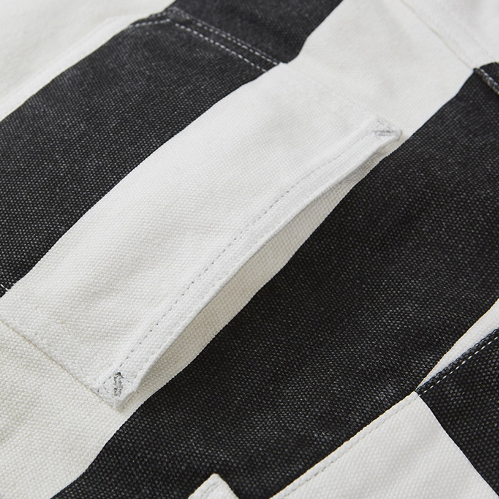 メンズストライプワークショートパンツ