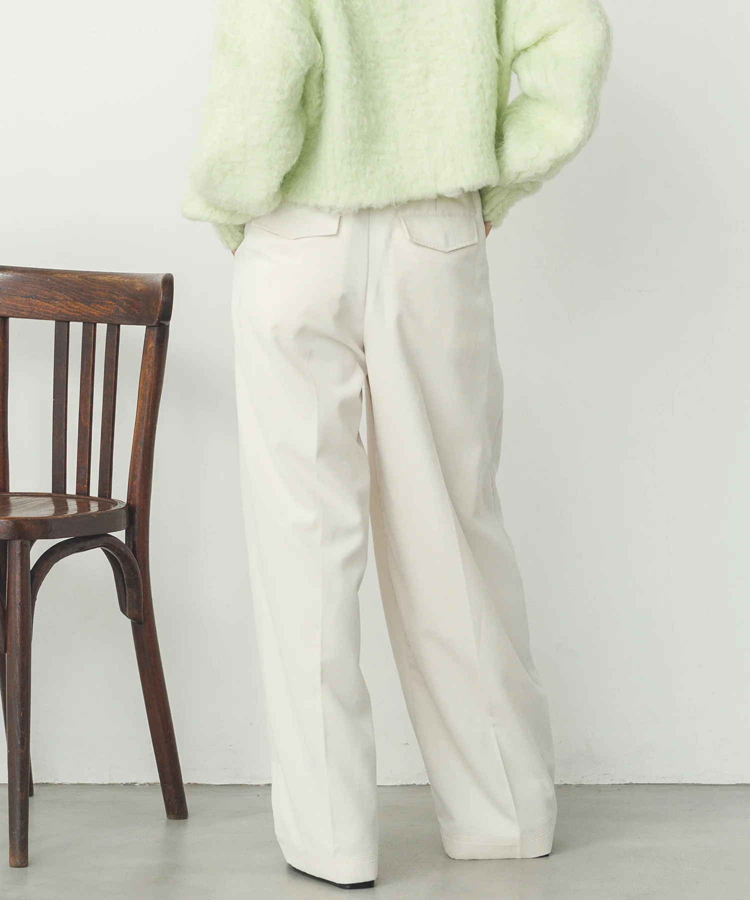 細コール 2タックパンツ