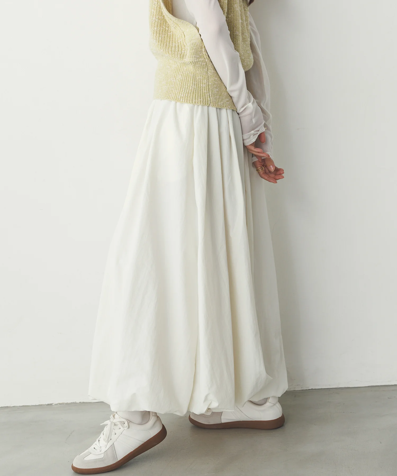 ナイロン バルーンスカート