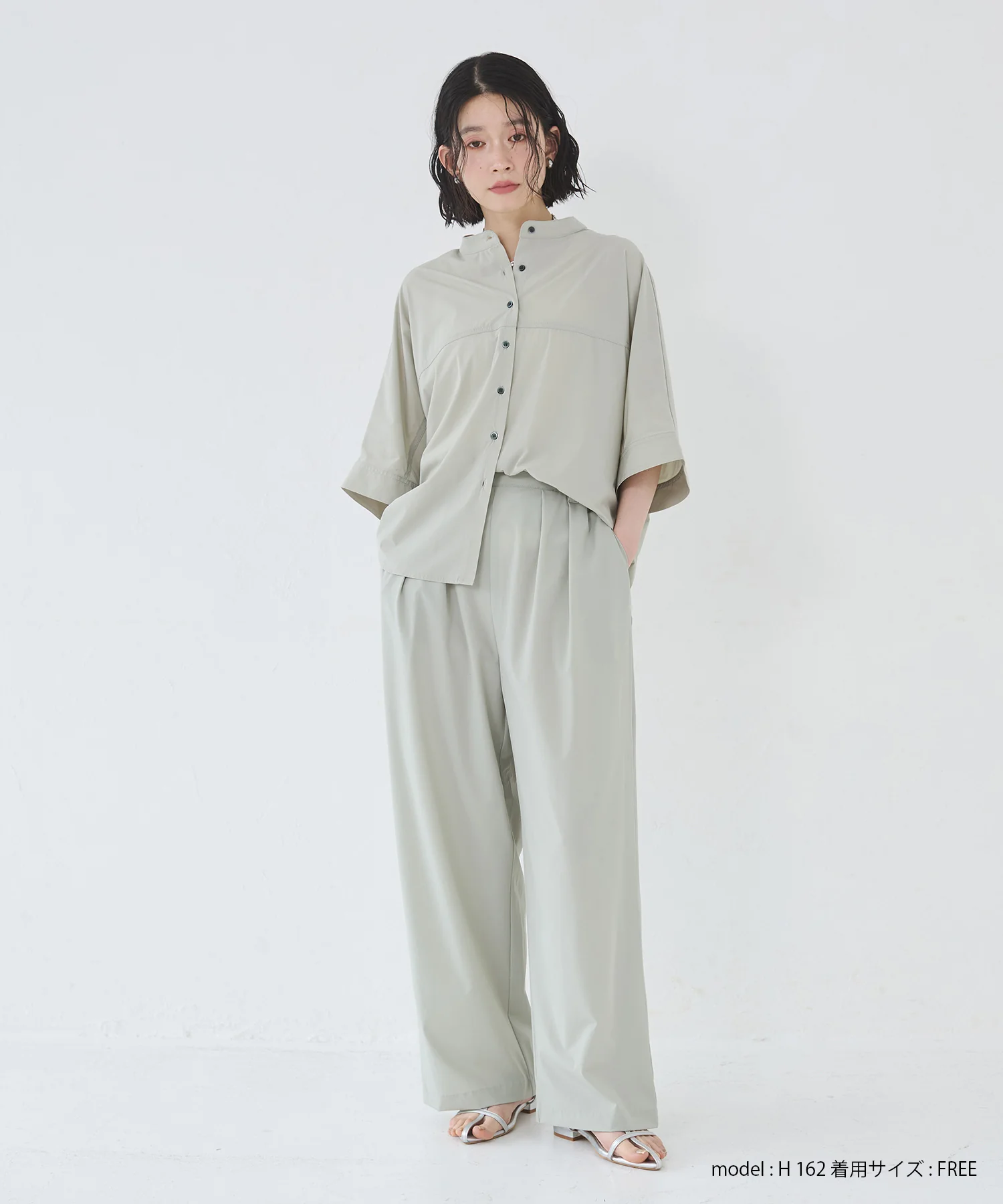 【接触冷感】ドルマンシャツ