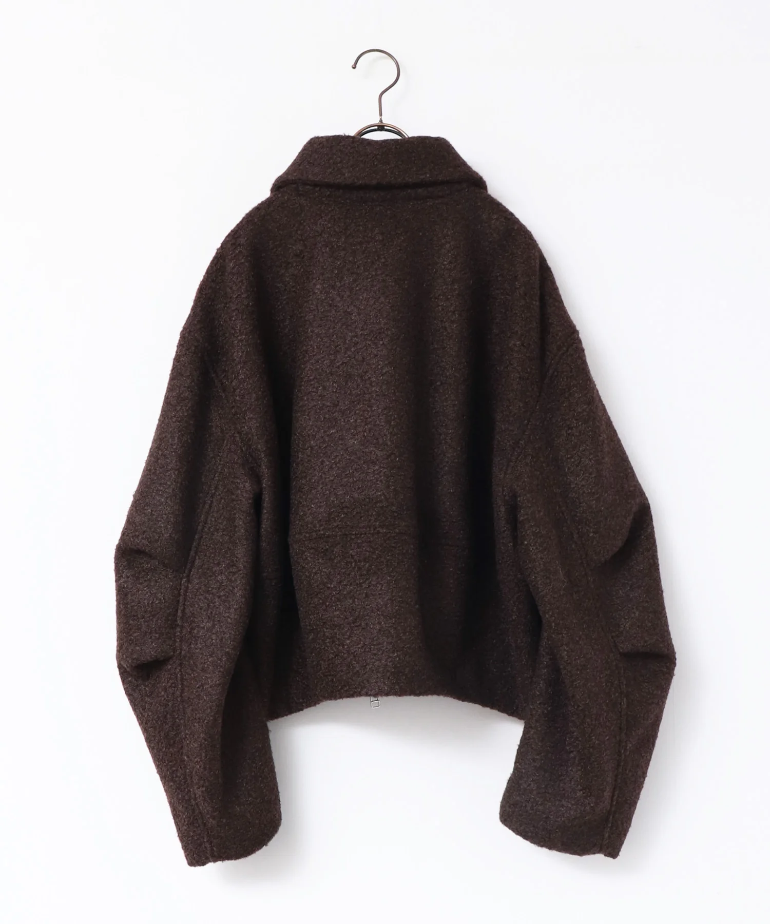 くるくるシャギー ショートブルゾン