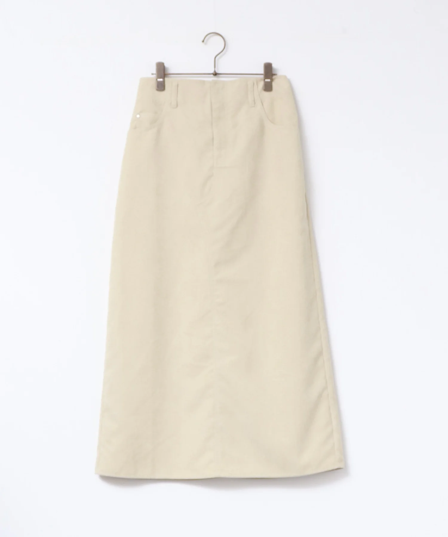 細コールタイトスカート