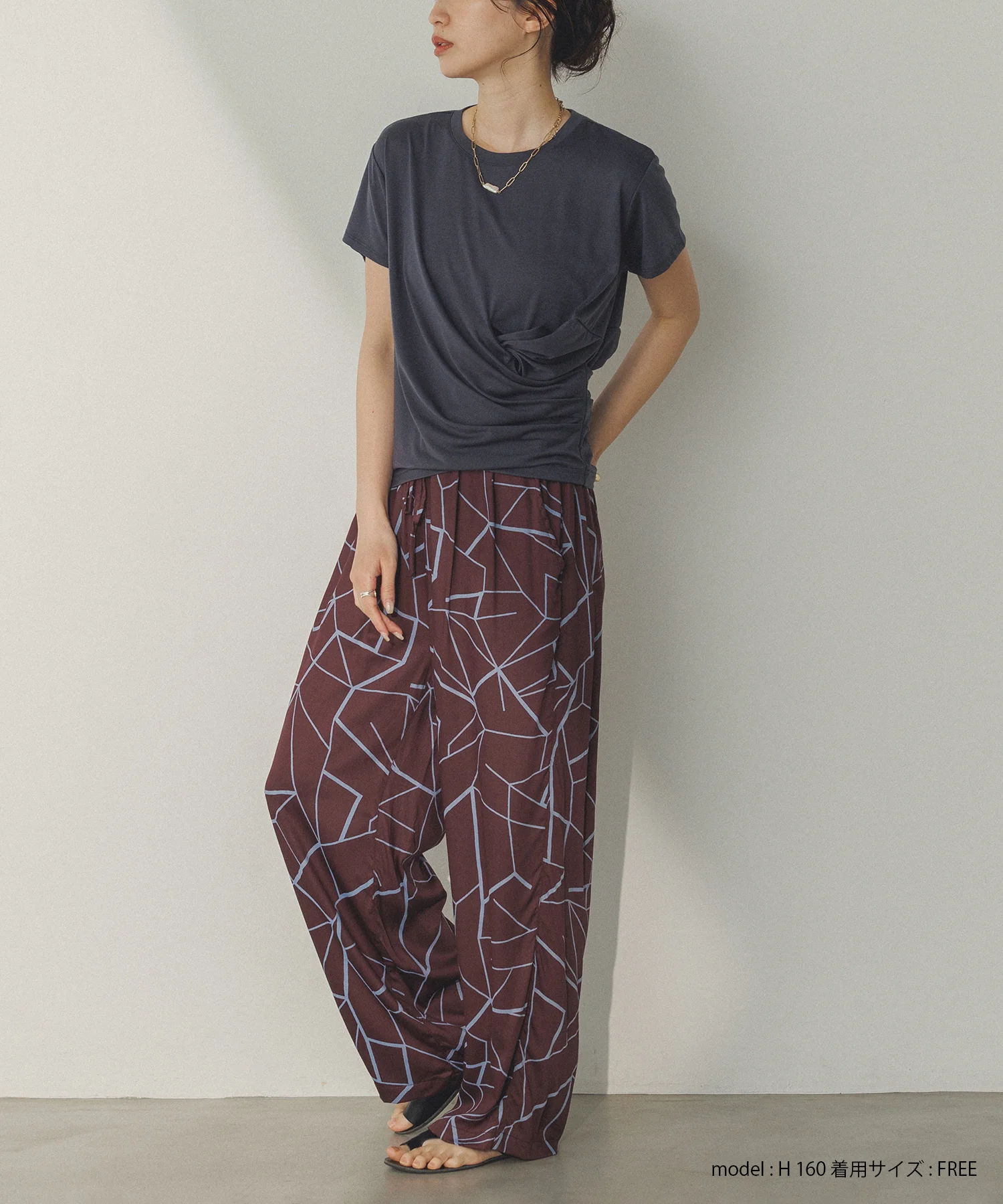 ドレープ デザイントップス