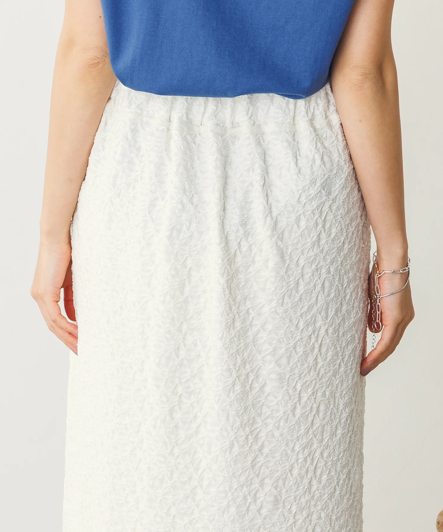 ボックスタックロングスカート