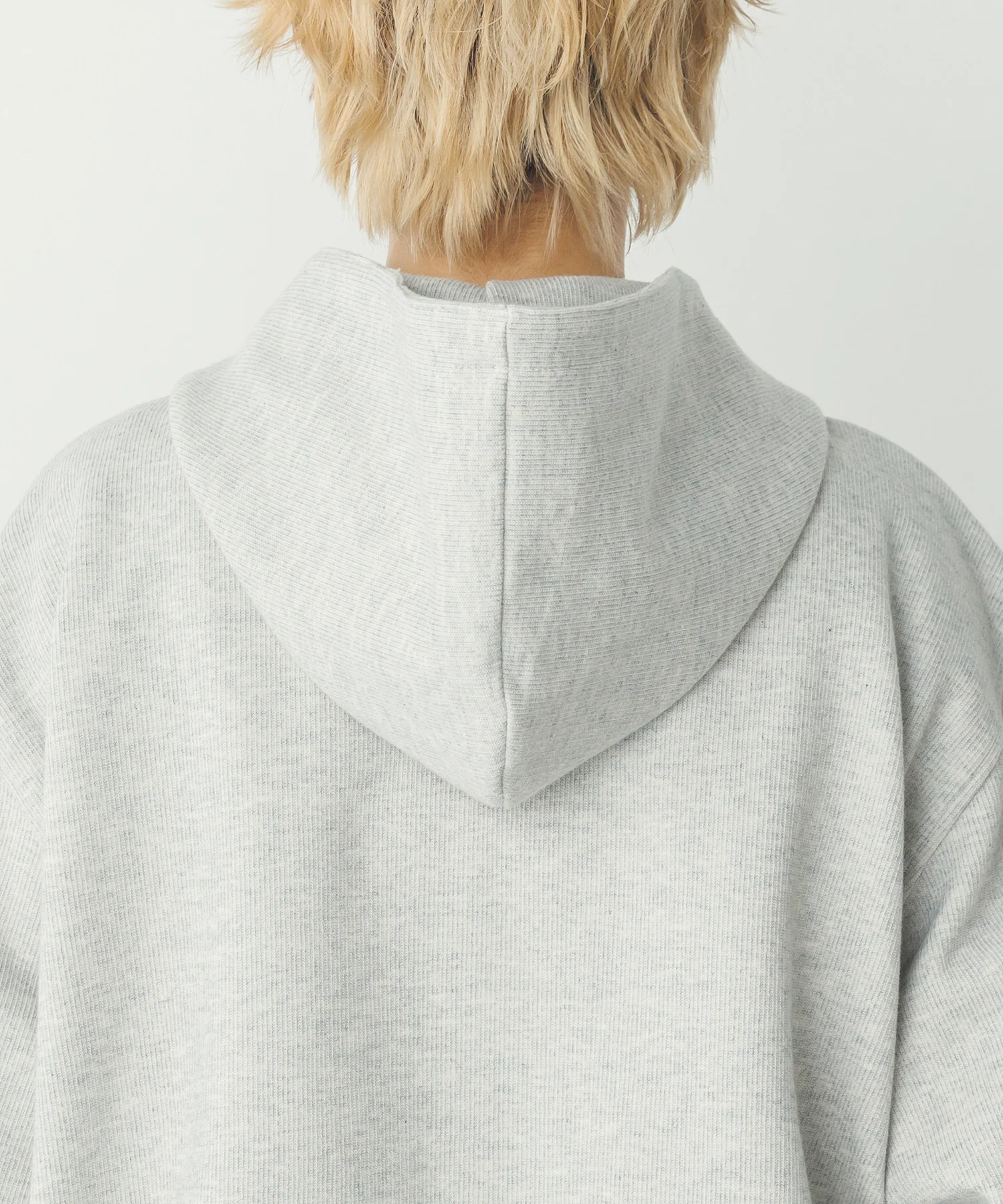 ダブルジップ ショートフーディ