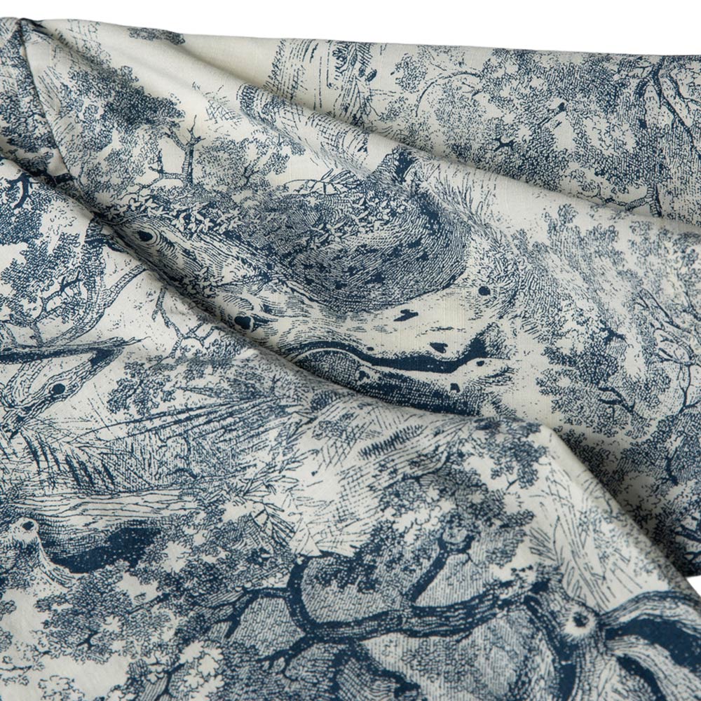 トワルドジュイ 　「タイガー＆ジャングル柄」開襟シャツ