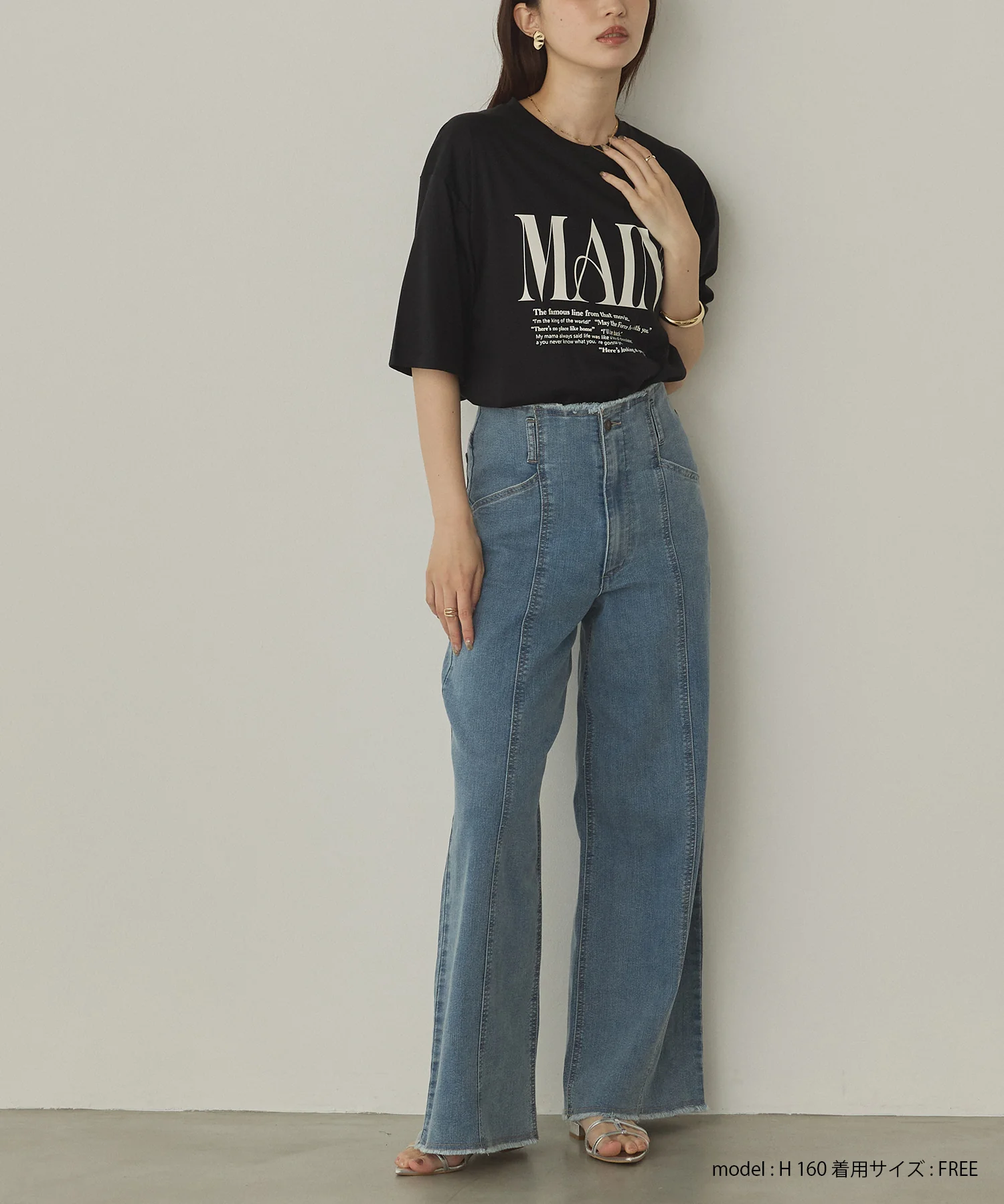 ロゴプリント 半袖T