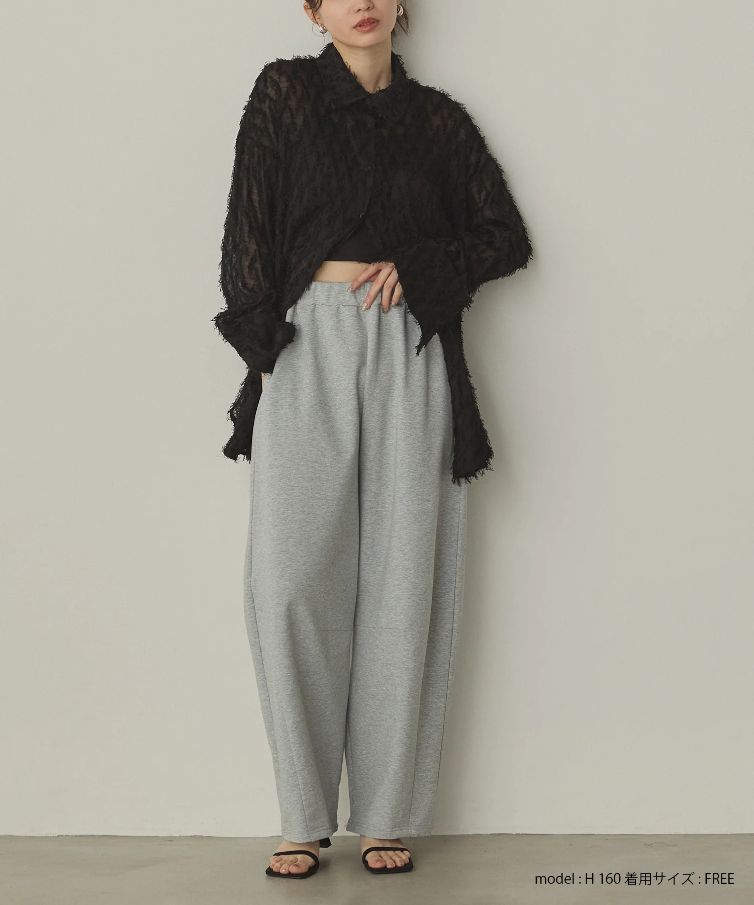 フェザーライク オーバーシアーシャツ