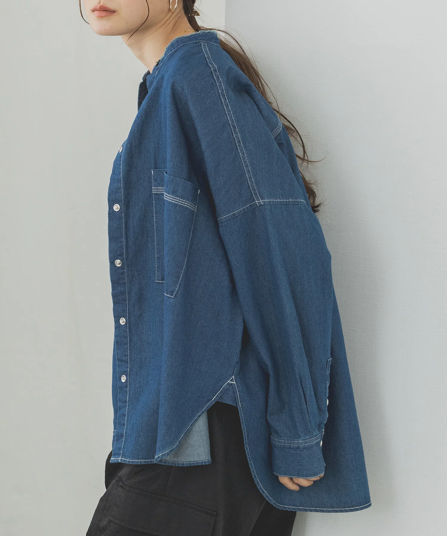 【新色追加】デニムオーバーシャツ