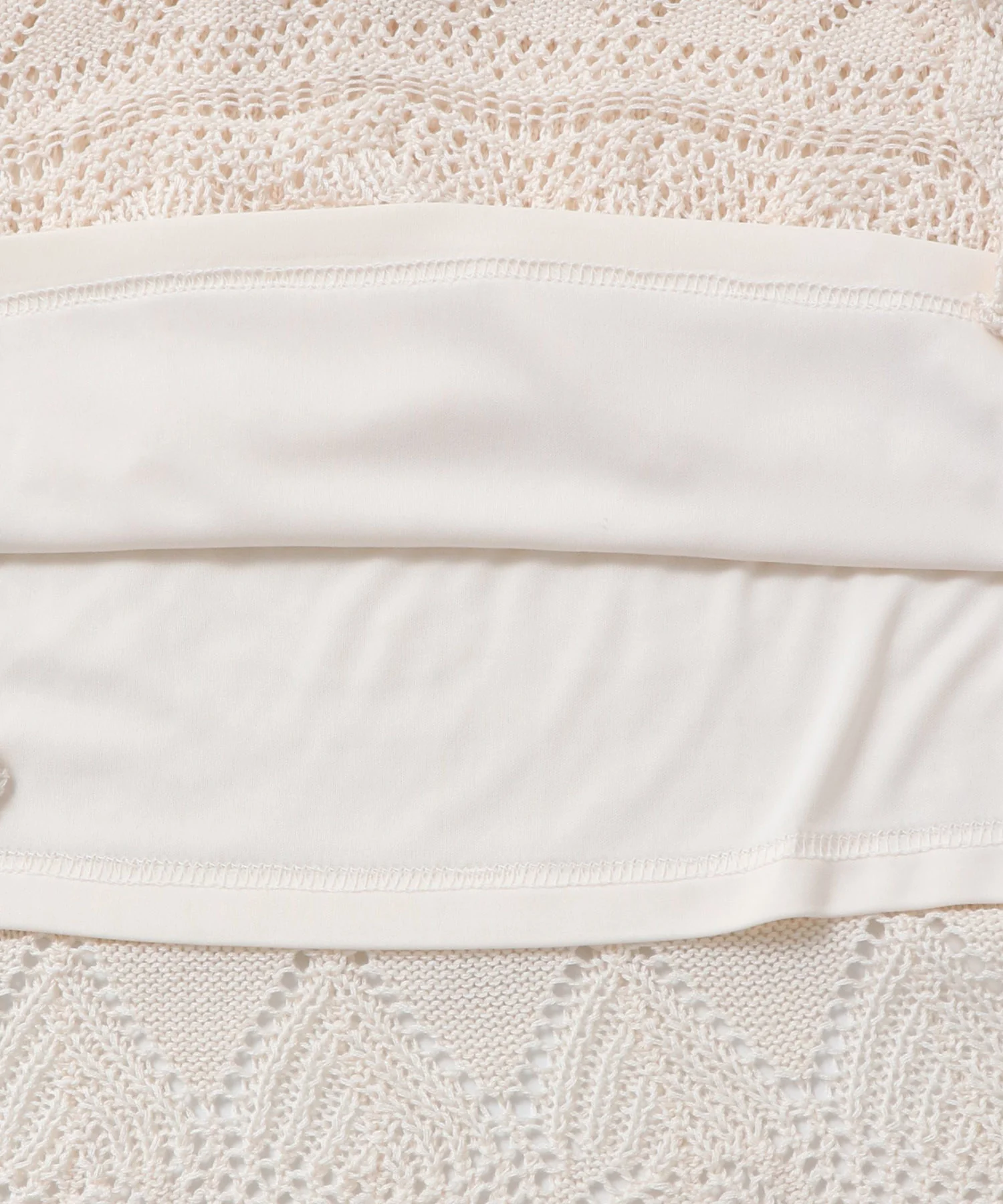 透かし編み ニットスカート