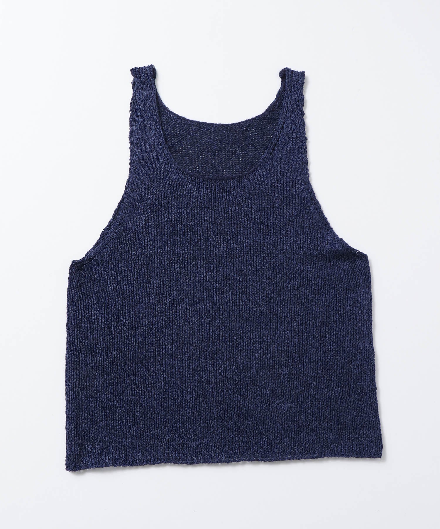 ペーパーヤーン オーバーニットタンク