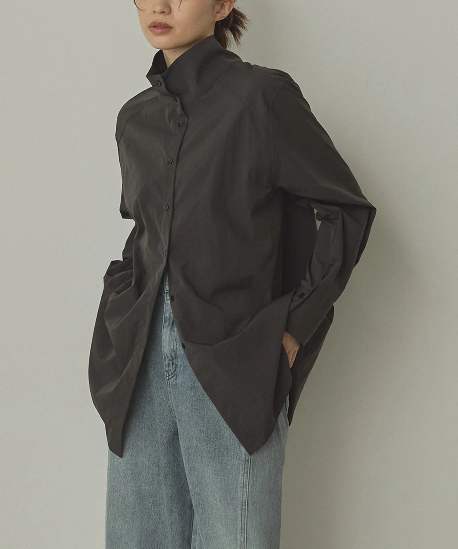 2WAY ハイネックシャツ