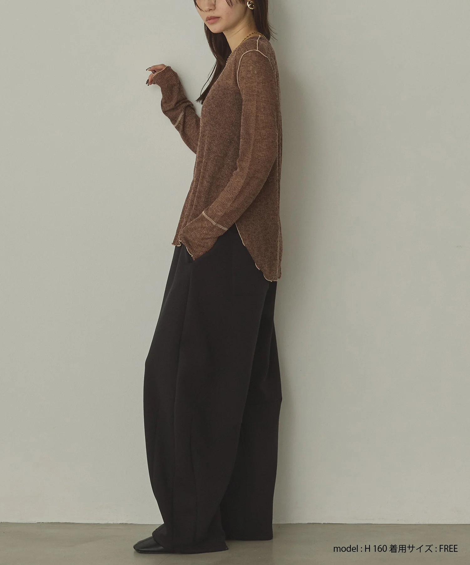 【新色追加】配色メロウ シアートップス