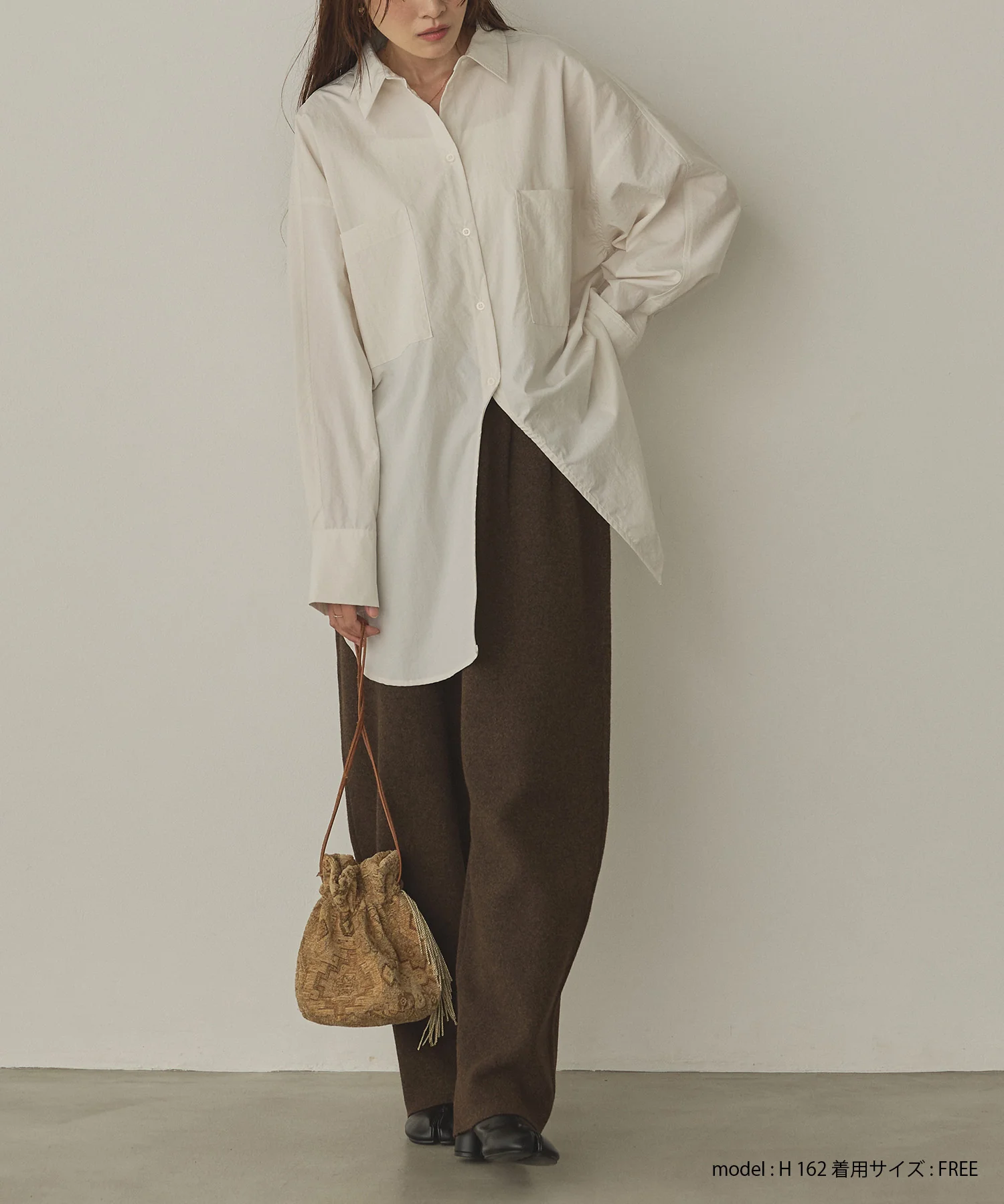 ニット ワイドパンツ